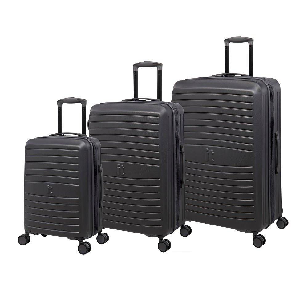 Charcoal - IT Luggage - Wheel Trolley Suitcase - 8