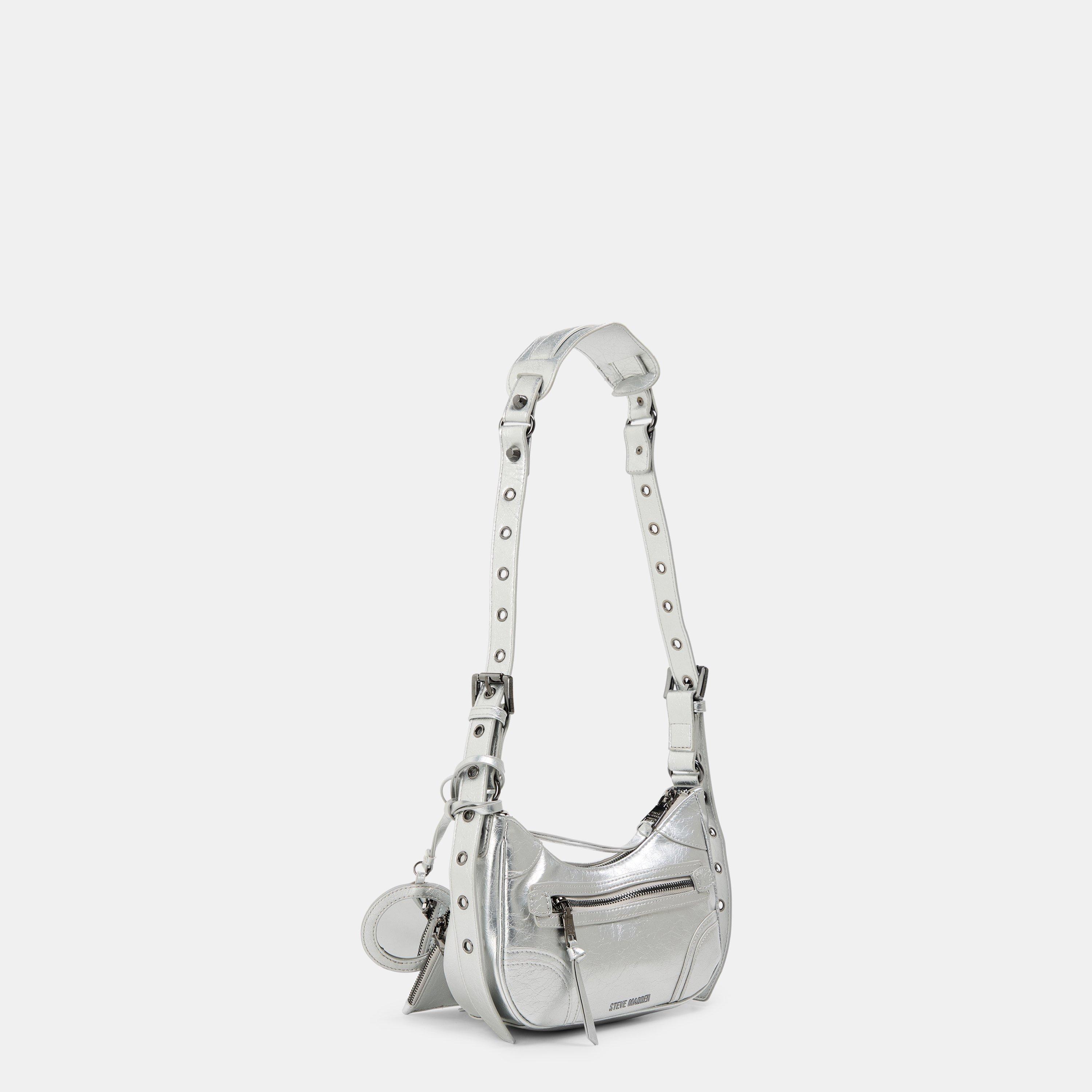 Silver - Steve Madden - Glowing Cross Body Bag - 2