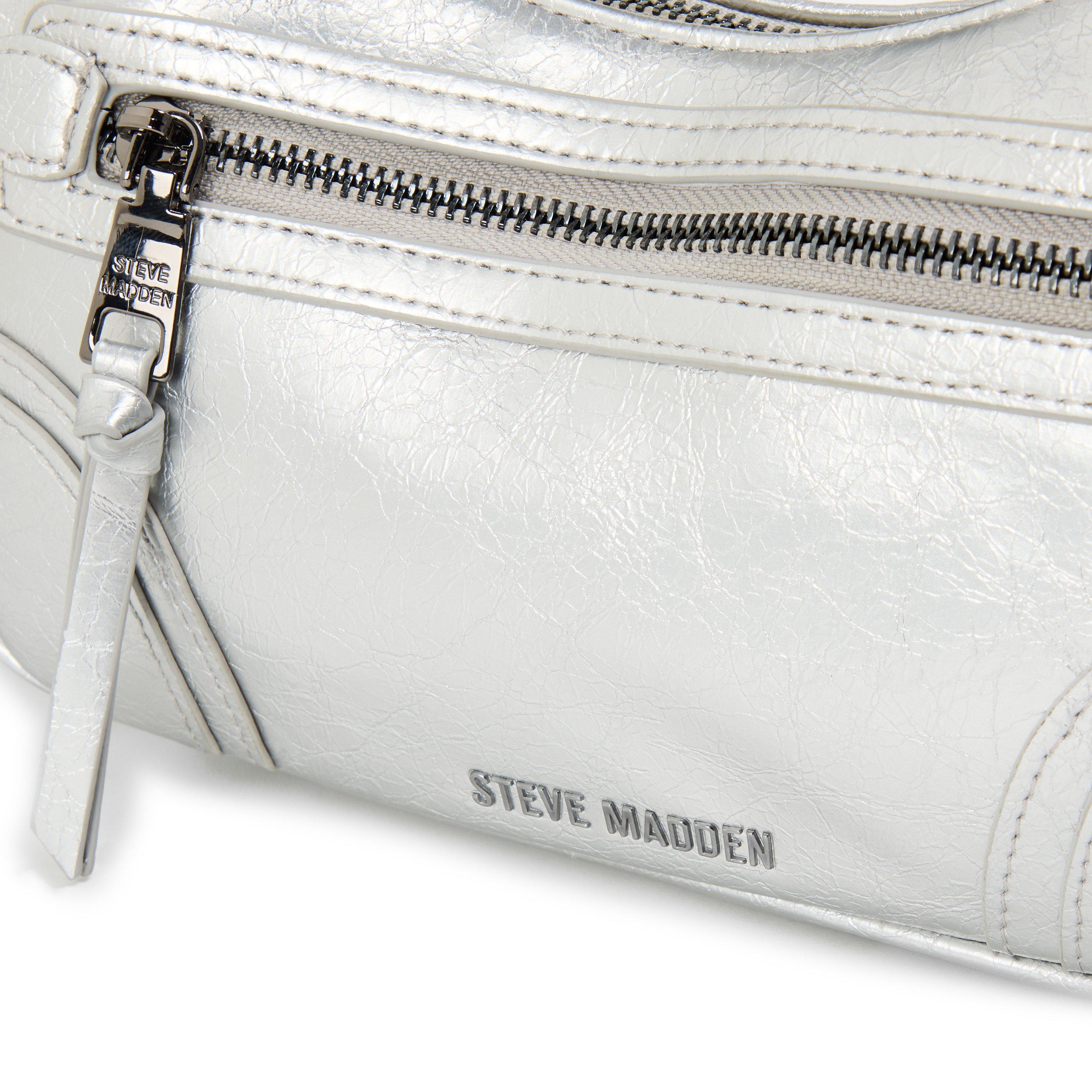 Steve Madden Borsa A Tracolla Donna Glow-R Con Strass - Crossbody Con Specchietto, 25x12x7 Cm