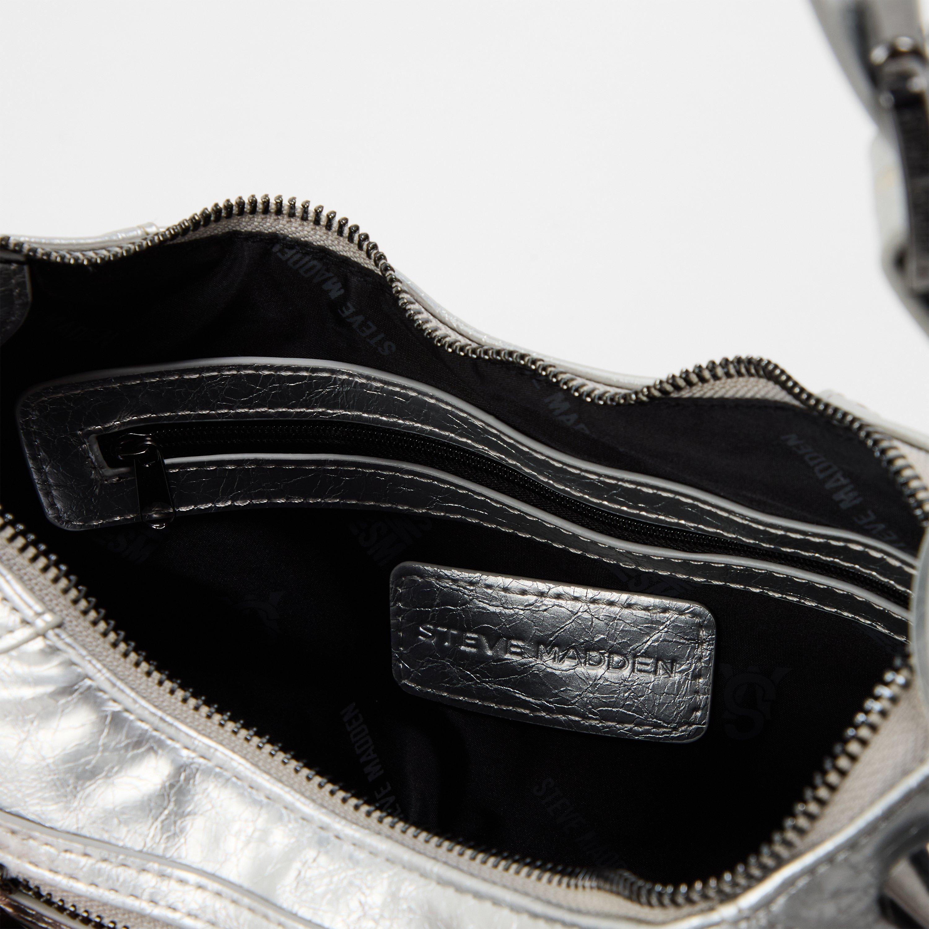 Silver - Steve Madden - Glowing Cross Body Bag - 4