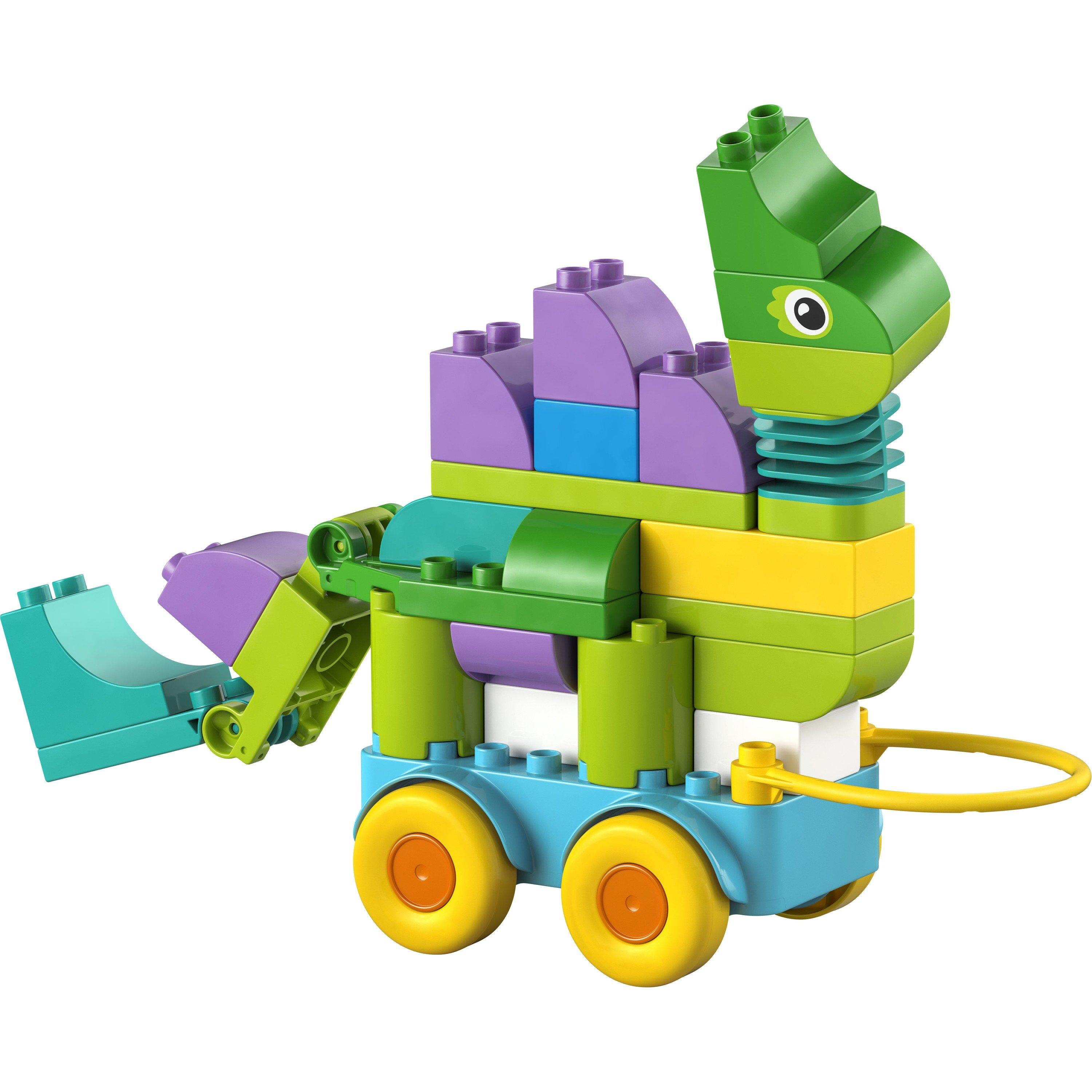 Dinos op Wielen - LEGO - LEGO® DUPLO® Town 3in1 Dinosaurs on Wheels Learn-Through-Play Toddler Toy 10451 - 14