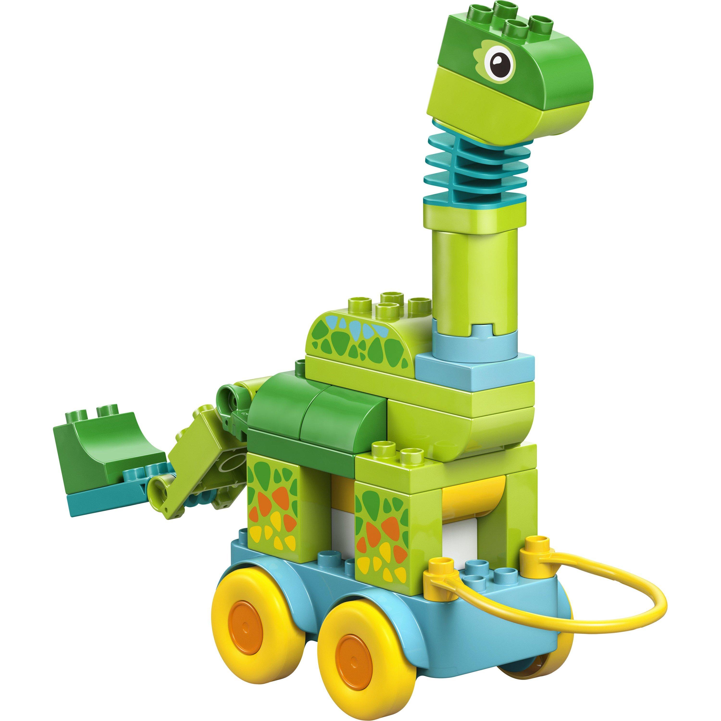 Dinos op Wielen - LEGO - LEGO® DUPLO® Town 3in1 Dinosaurs on Wheels Learn-Through-Play Toddler Toy 10451 - 16