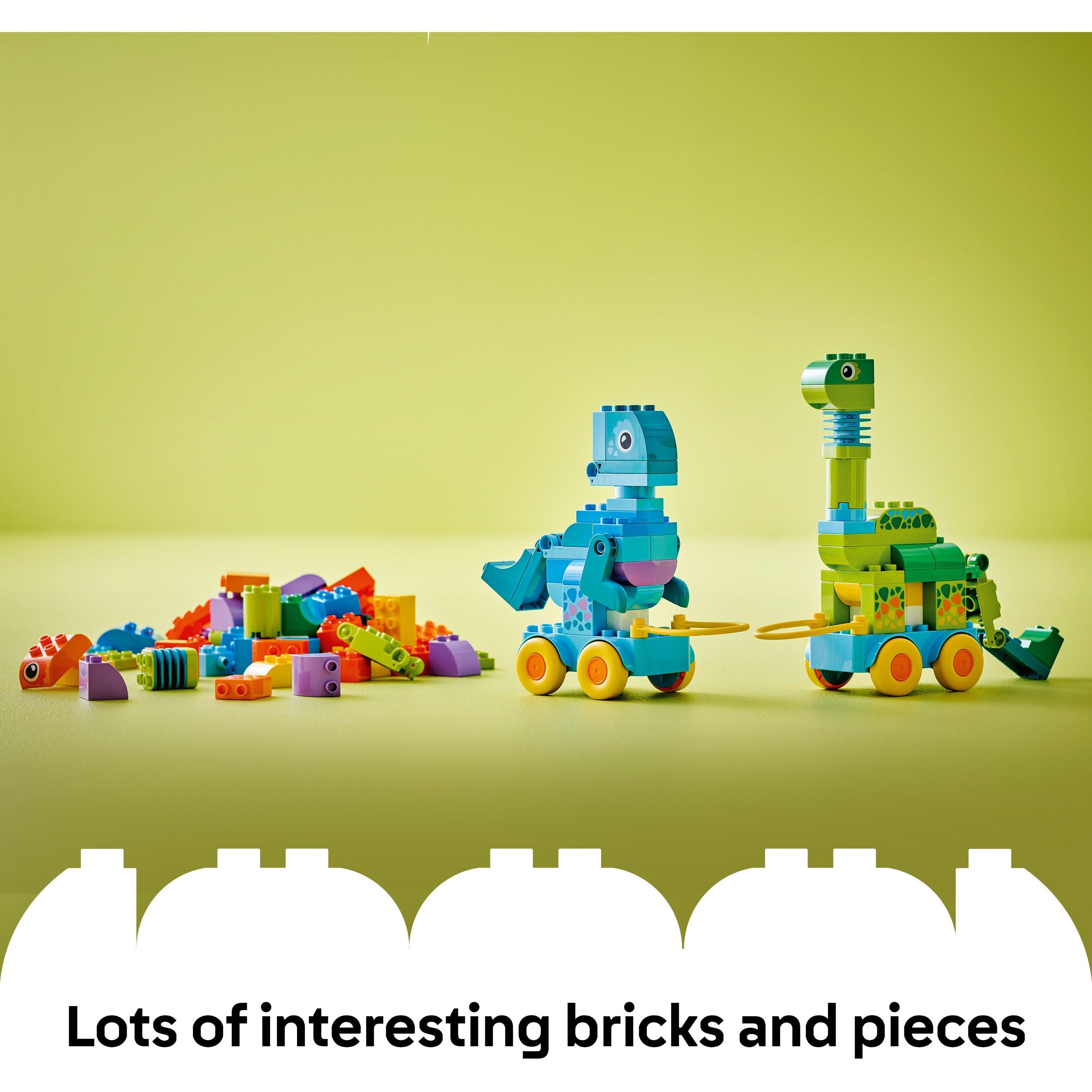 Dinos op Wielen - LEGO - LEGO® DUPLO® Town 3in1 Dinosaurs on Wheels Learn-Through-Play Toddler Toy 10451 - 6