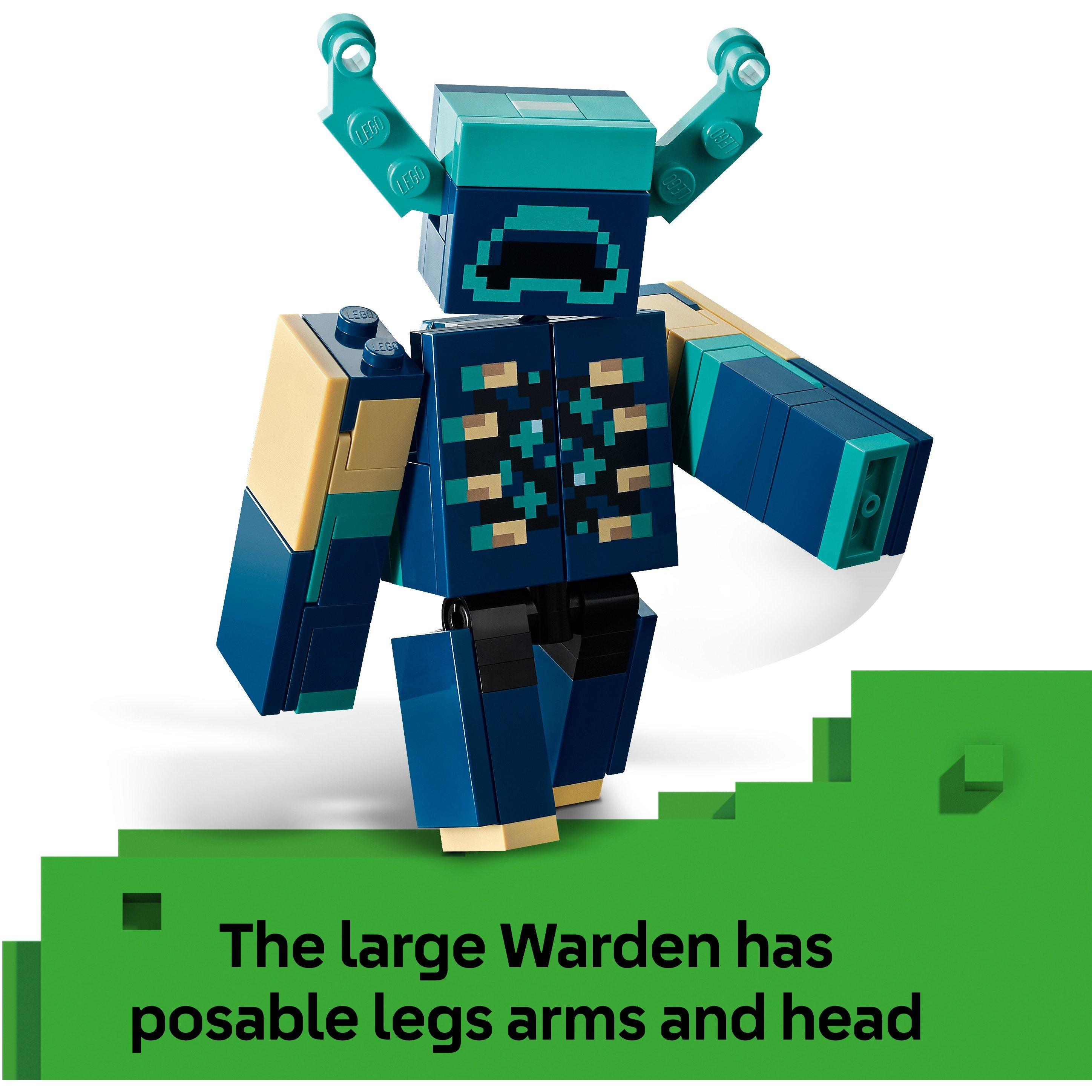 The Warden - LEGO - LEGO® Minecraft® The Warden Encounter Collectible Video Game Merch 21274 - 5