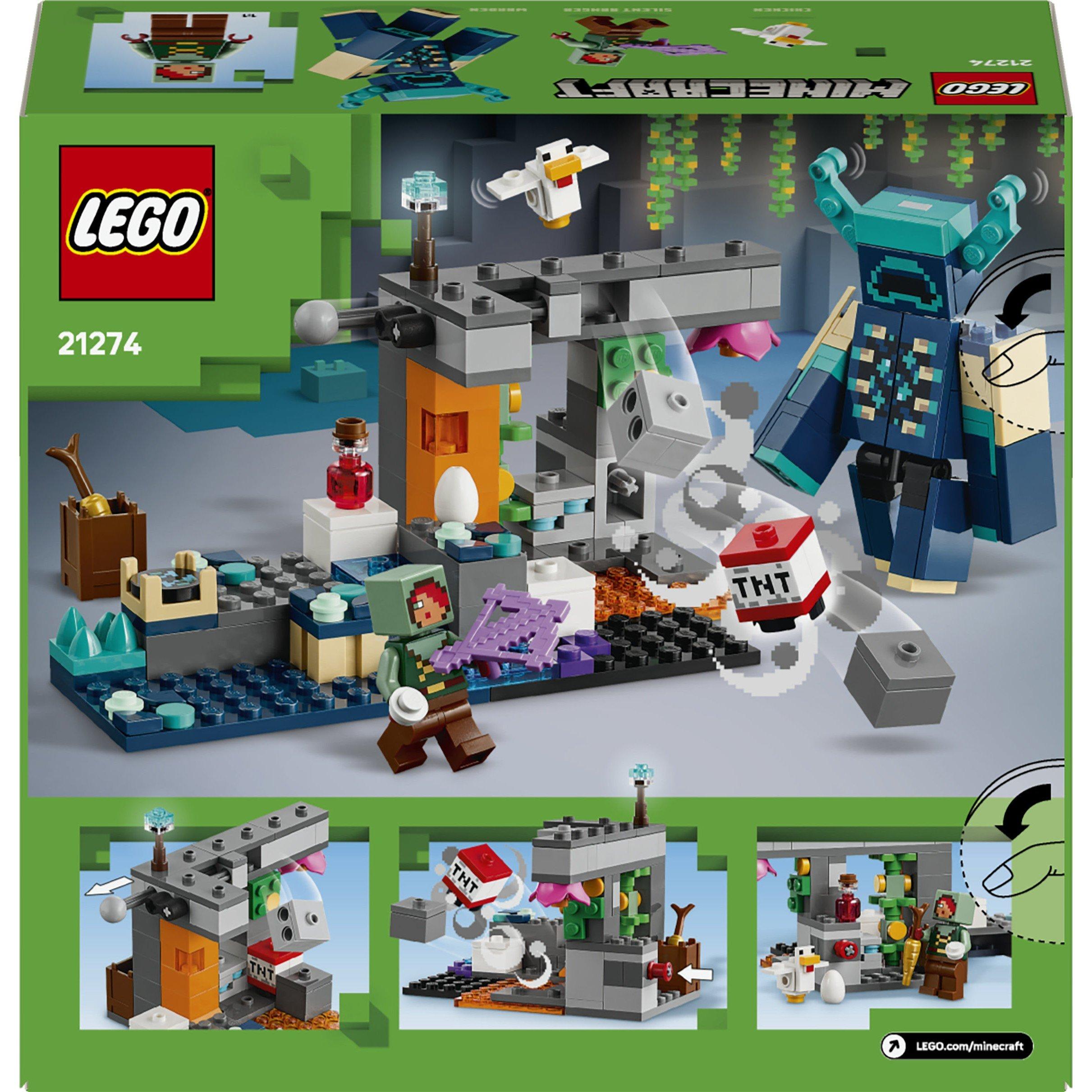 The Warden - LEGO - LEGO® Minecraft® The Warden Encounter Collectible Video Game Merch 21274 - 9