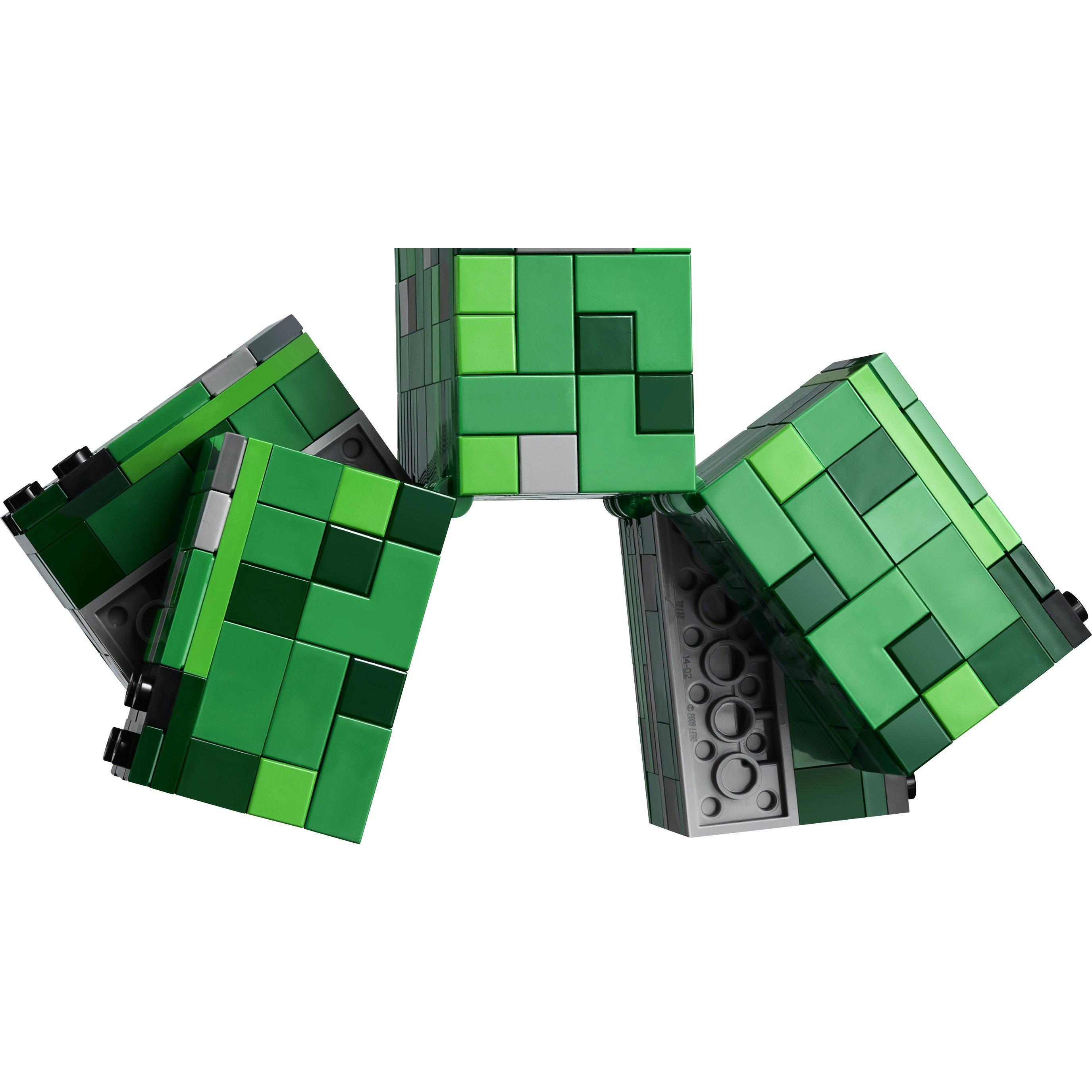 The Creeper - LEGO - LEGO® Minecraft® The Creeper™ Gamer Decor and Action Figure Building Toy 21276 - 14