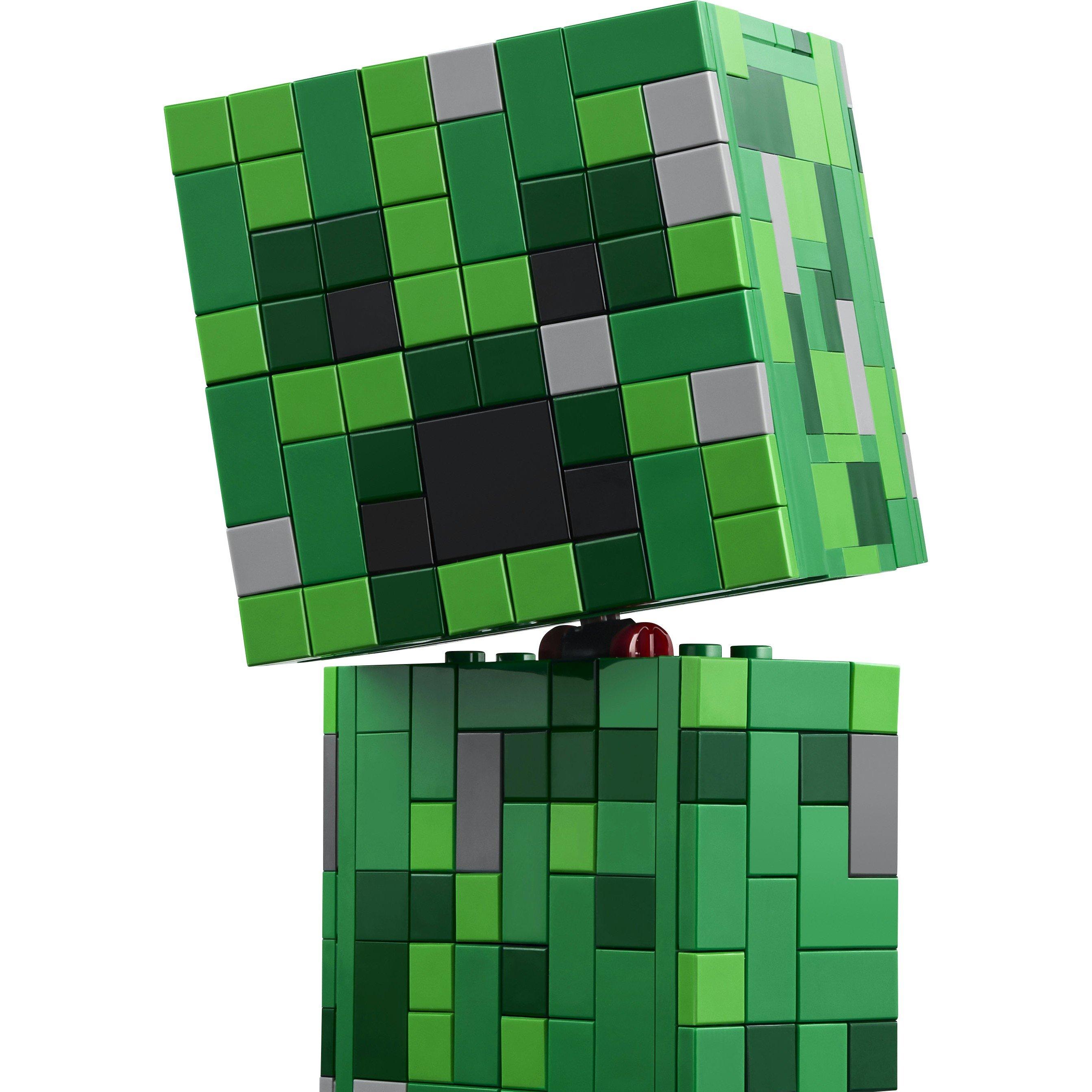 The Creeper - LEGO - LEGO® Minecraft® The Creeper™ Gamer Decor and Action Figure Building Toy 21276 - 15