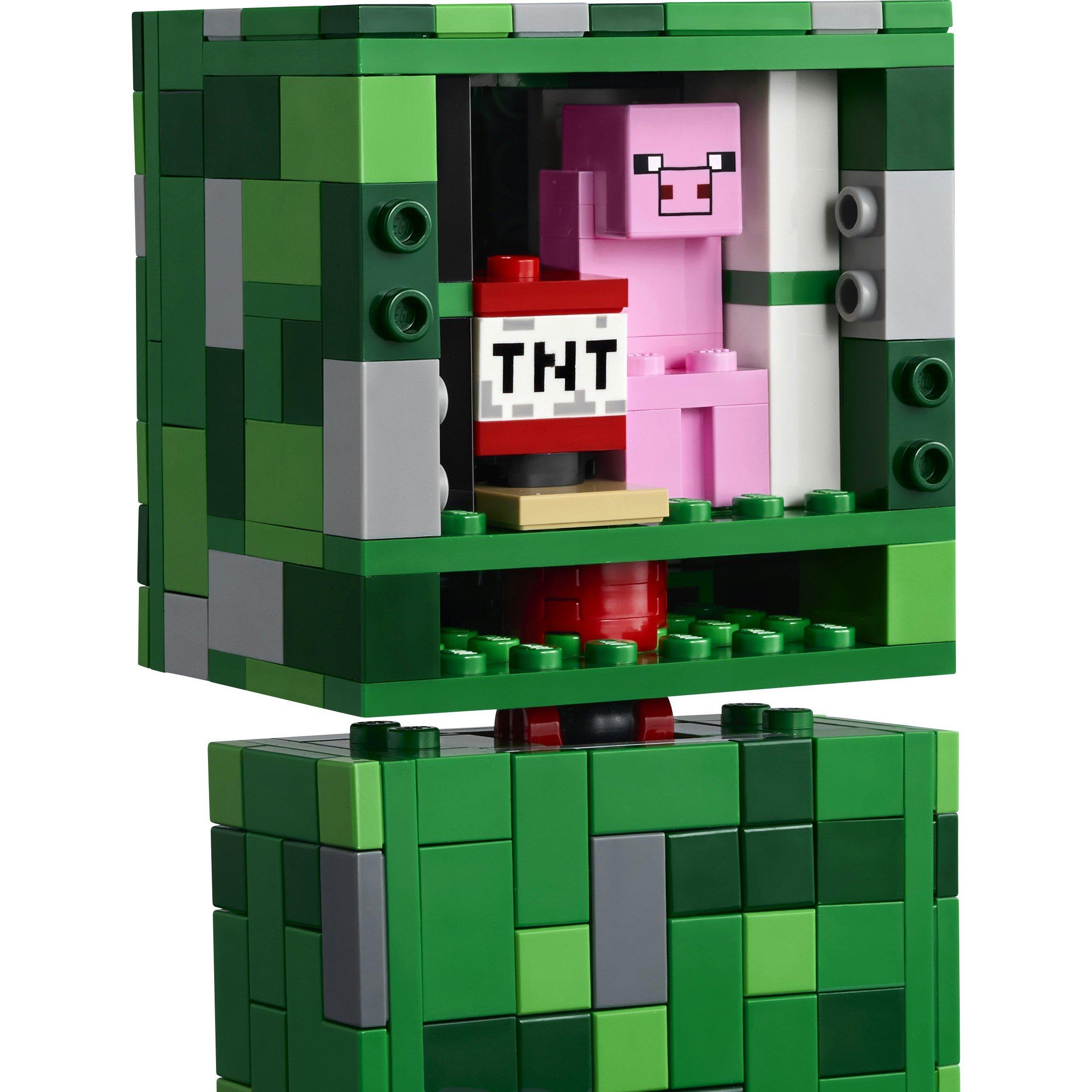 The Creeper - LEGO - LEGO® Minecraft® The Creeper™ Gamer Decor and Action Figure Building Toy 21276 - 16