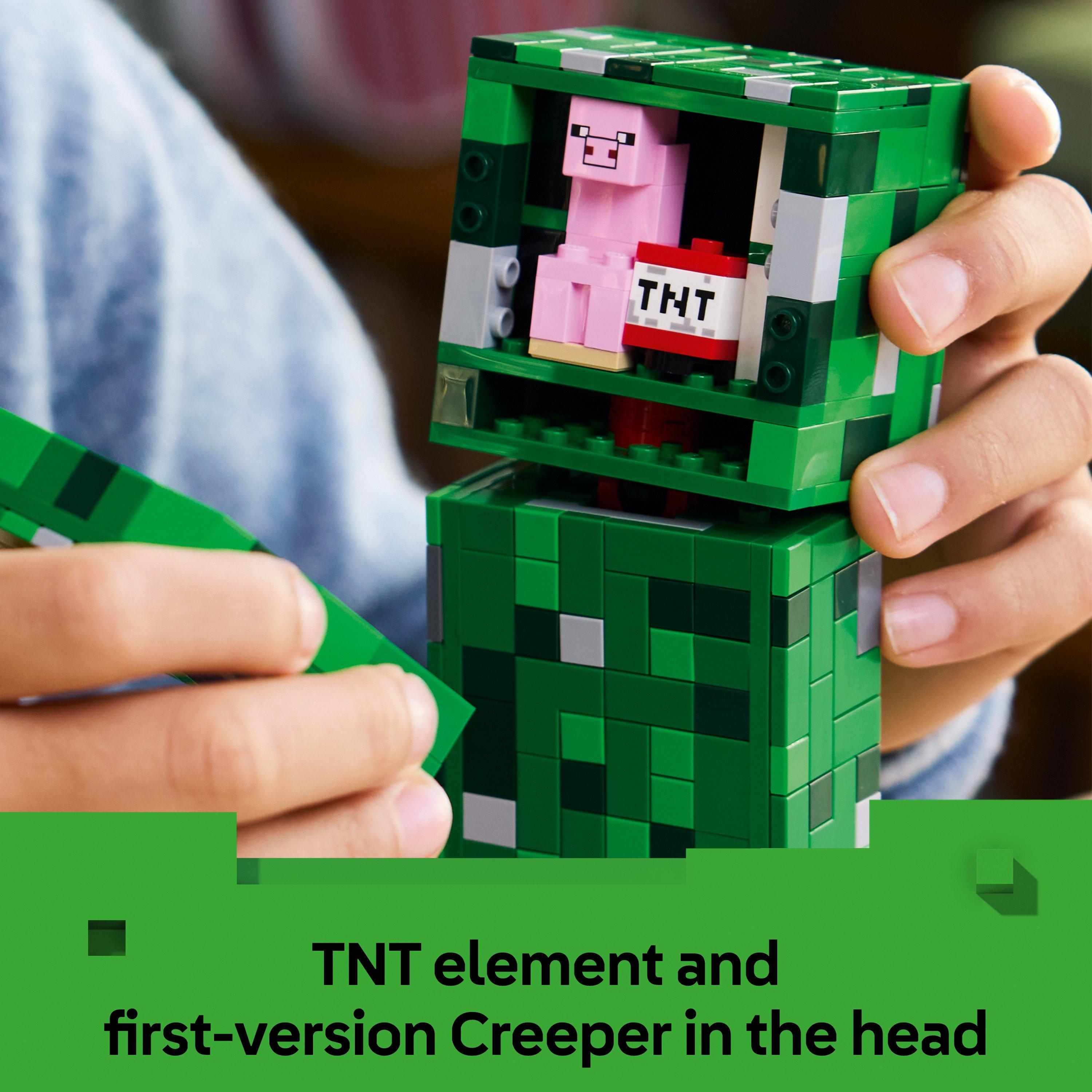 The Creeper - LEGO - LEGO® Minecraft® The Creeper™ Gamer Decor and Action Figure Building Toy 21276 - 5