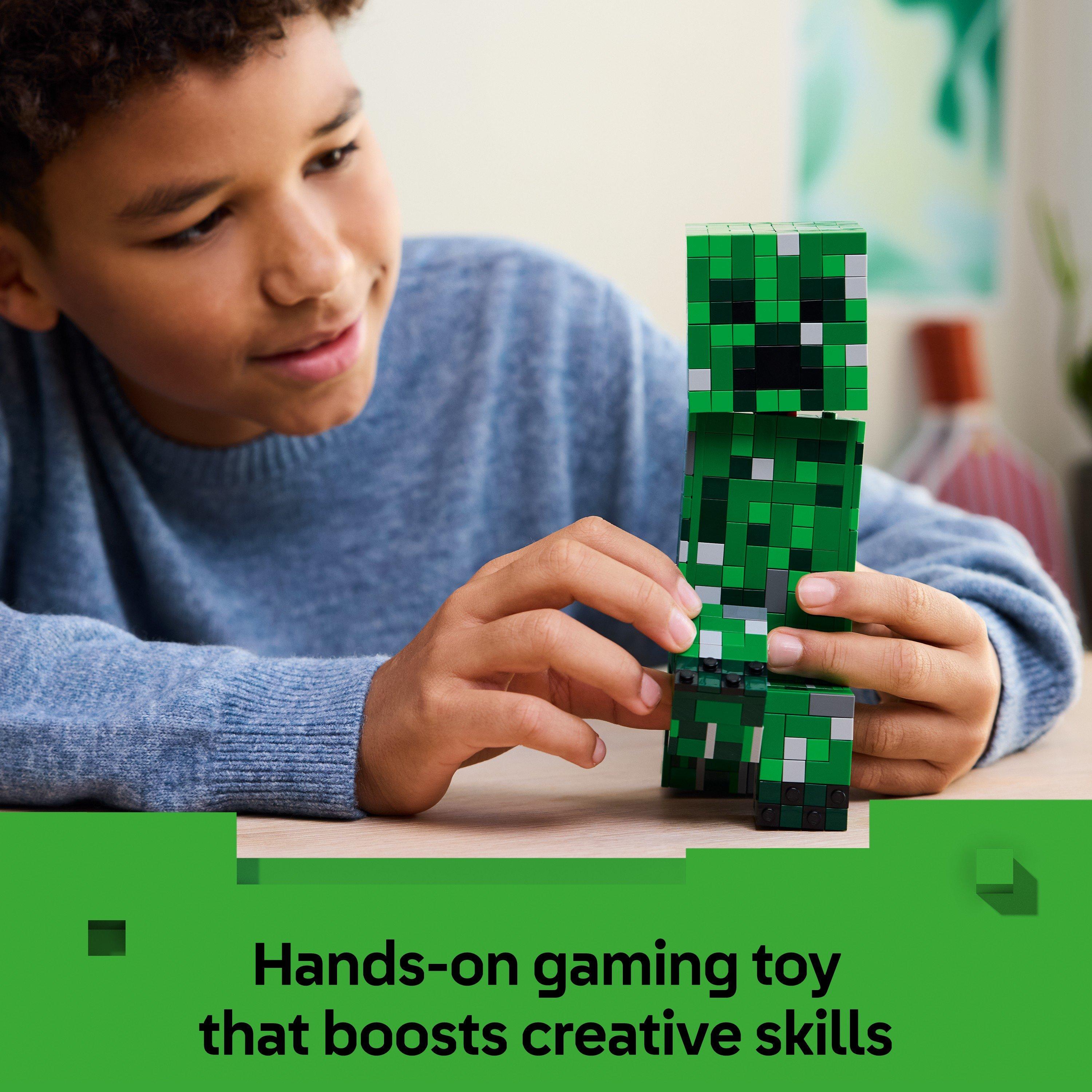 The Creeper - LEGO - LEGO® Minecraft® The Creeper™ Gamer Decor and Action Figure Building Toy 21276 - 6