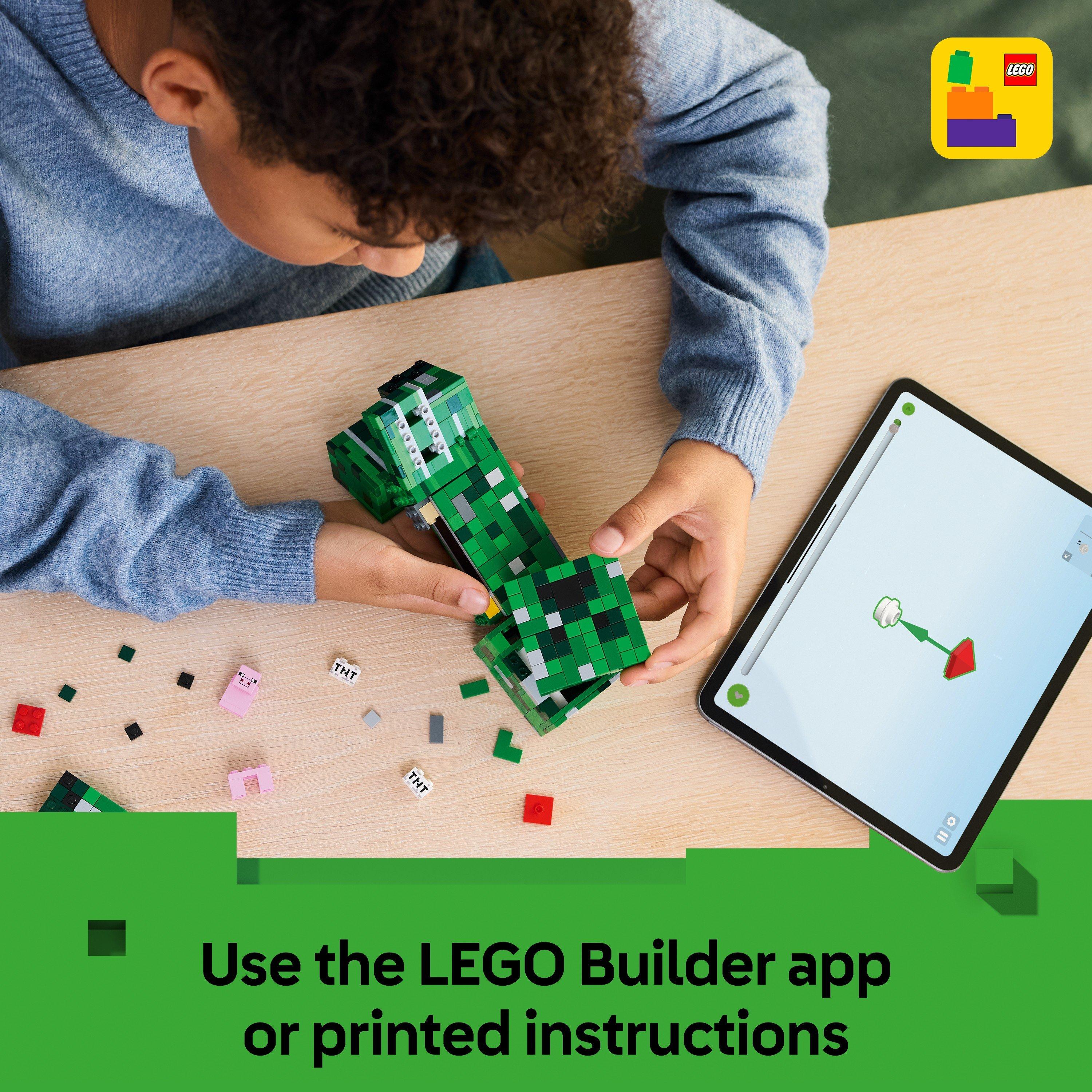 The Creeper - LEGO - LEGO® Minecraft® The Creeper™ Gamer Decor and Action Figure Building Toy 21276 - 7