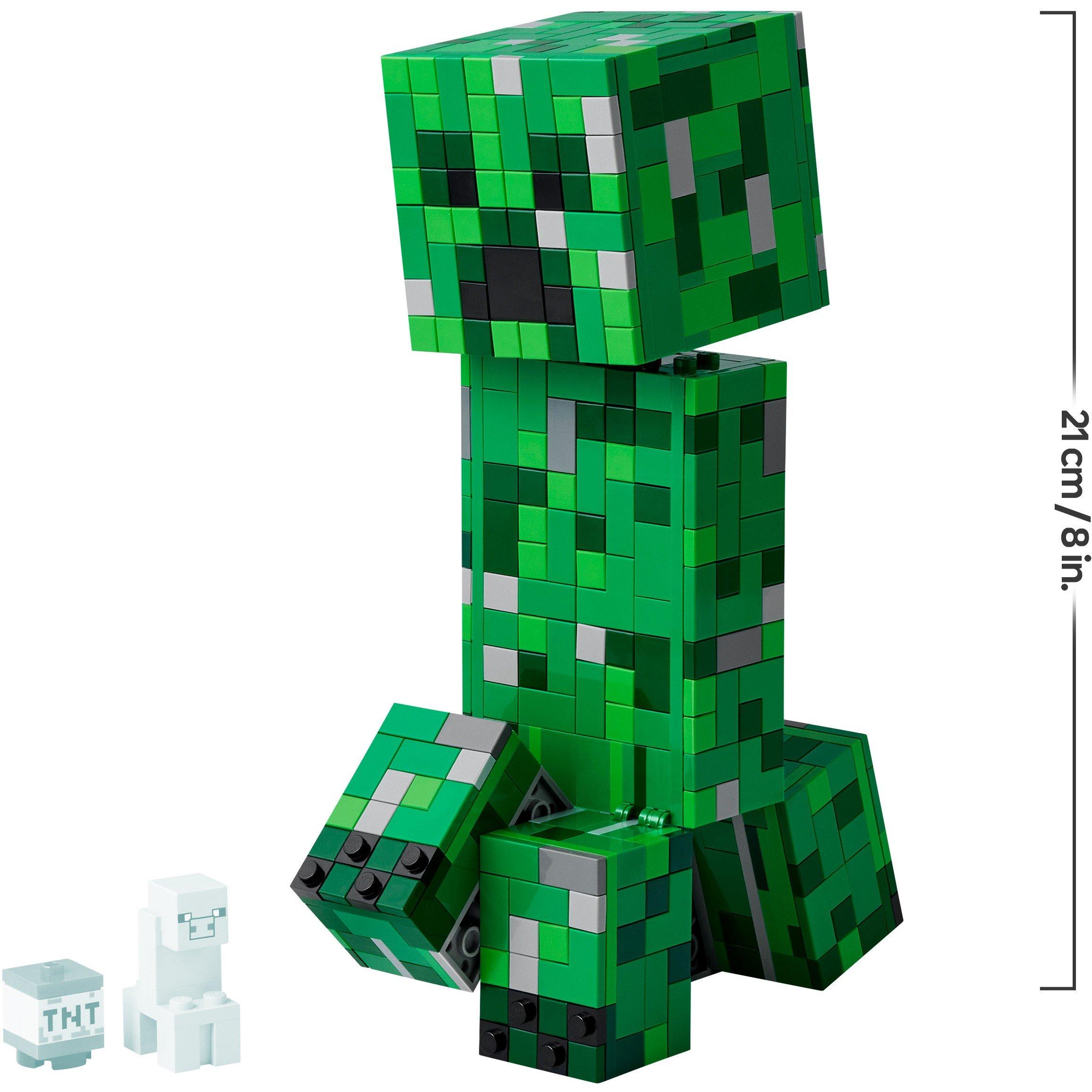 The Creeper - LEGO - LEGO® Minecraft® The Creeper™ Gamer Decor and Action Figure Building Toy 21276 - 8