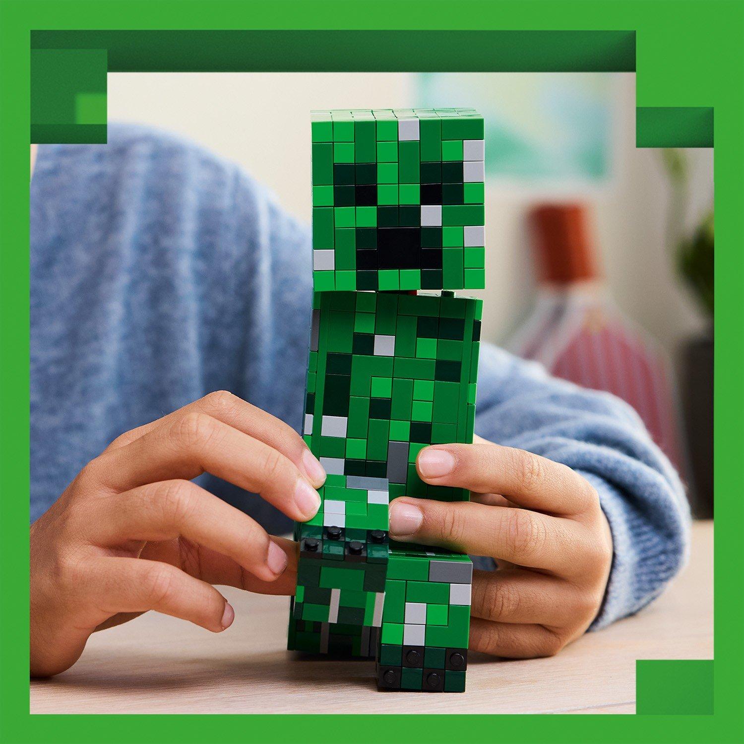 The Creeper - LEGO - LEGO® Minecraft® The Creeper™ Gamer Decor and Action Figure Building Toy 21276 - 10