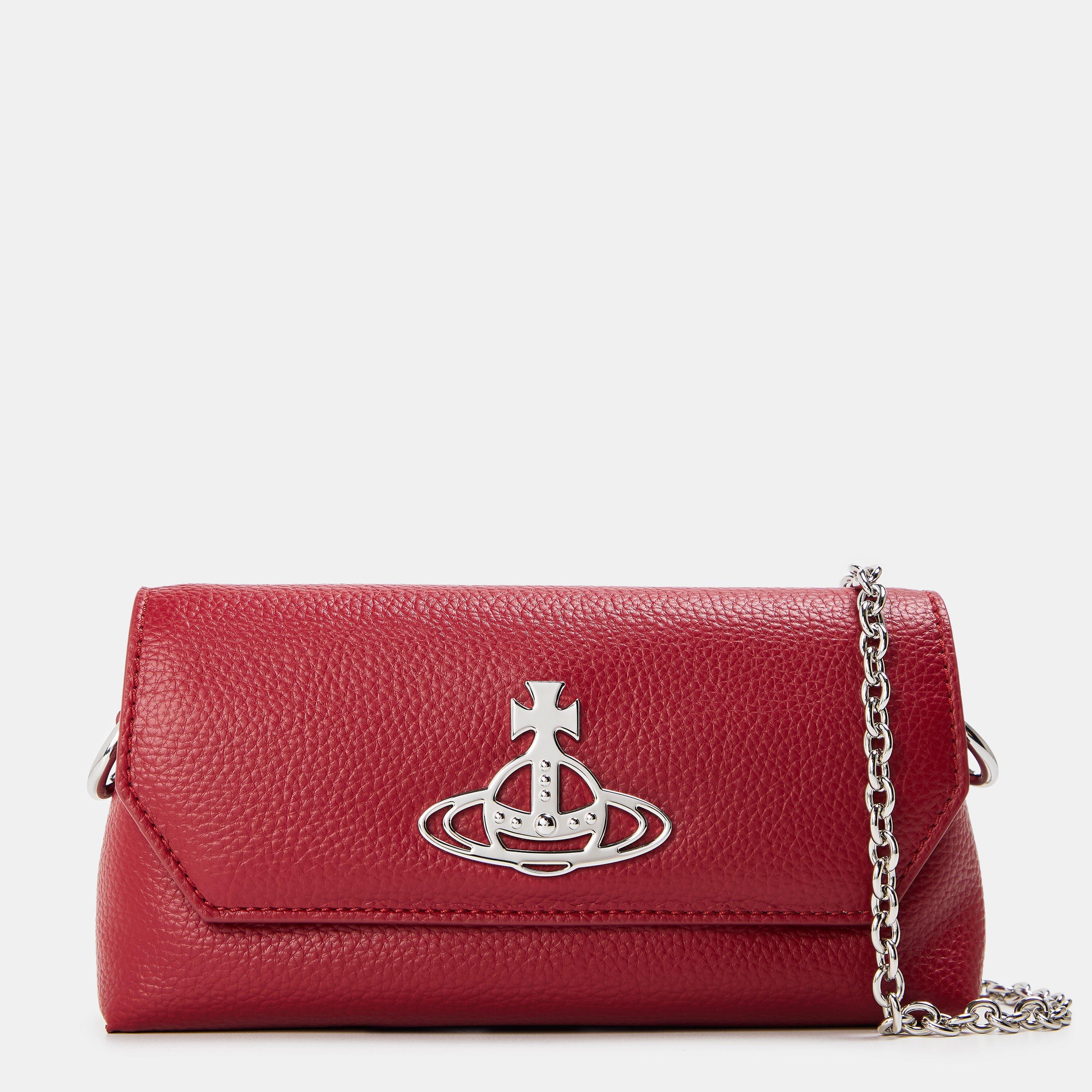 Red - Vivienne Westwood - Women's Viv Mini Chain Pouch Clutch Bag - 1