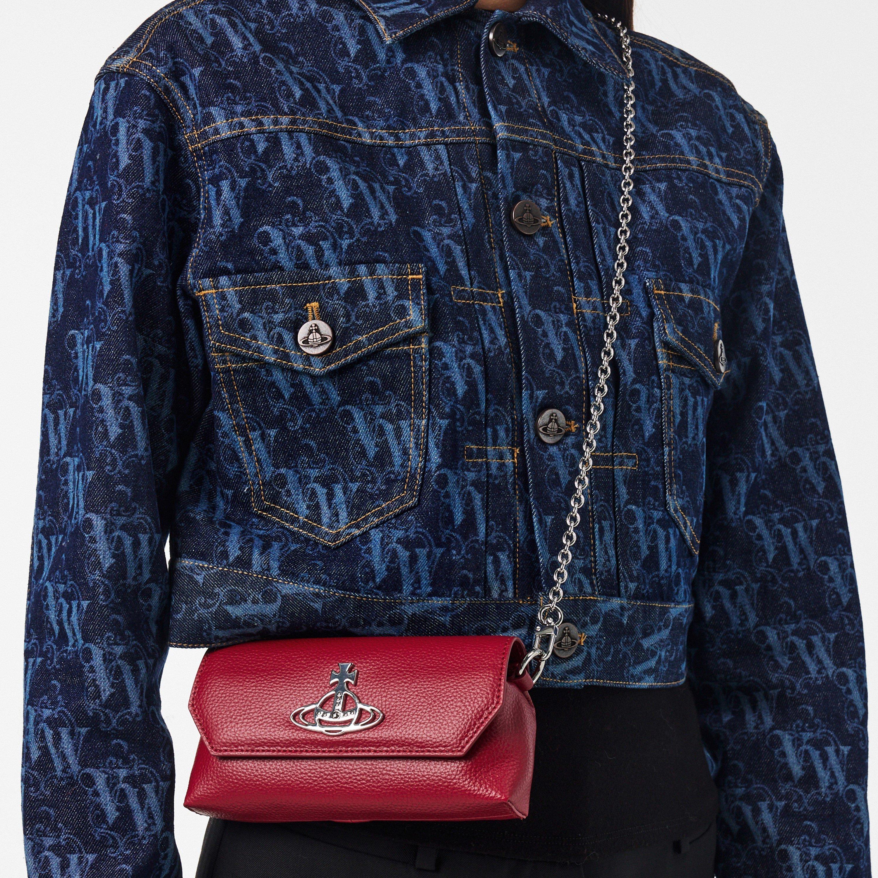 Red - Vivienne Westwood - Women's Viv Mini Chain Pouch Clutch Bag - 3