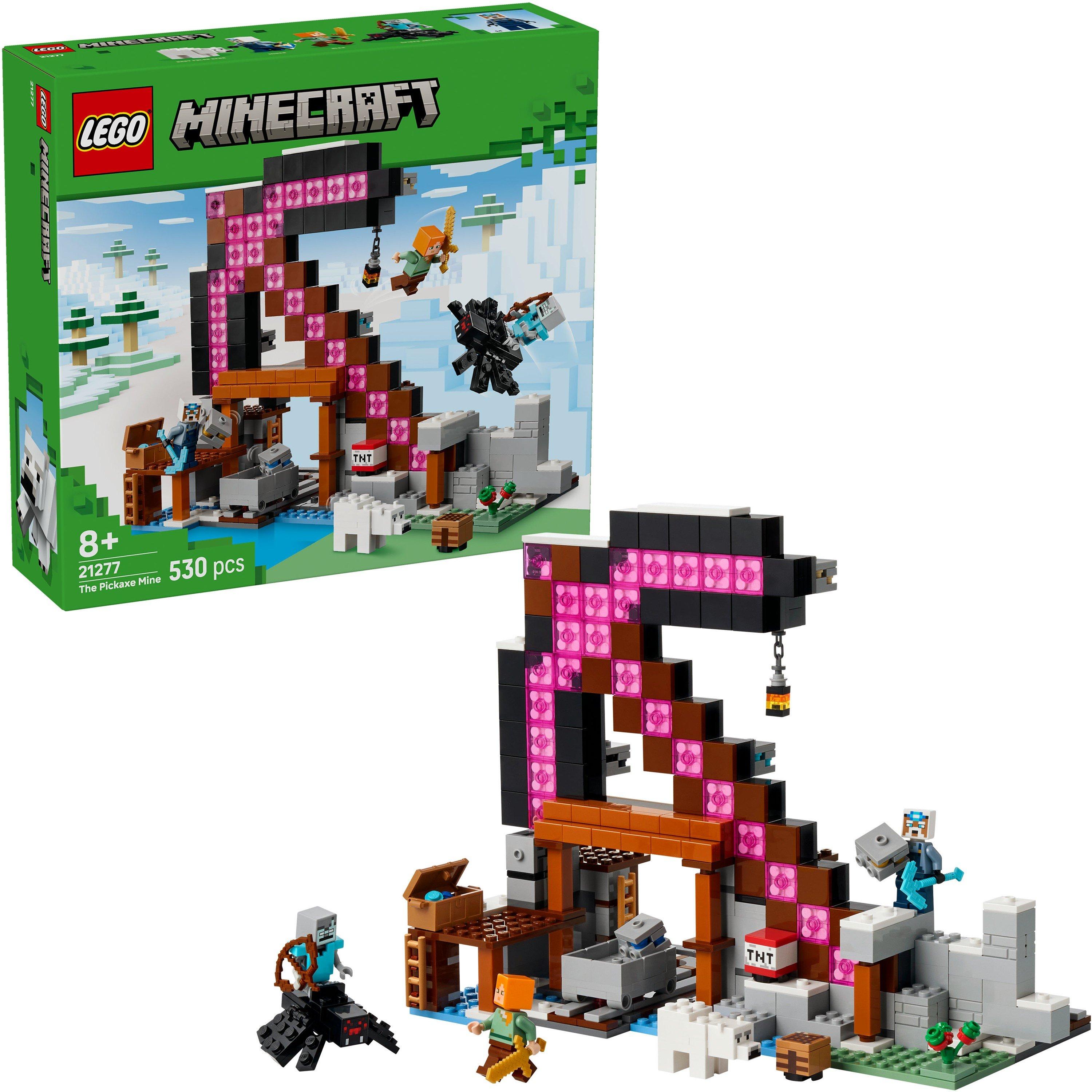 Pickaxe Mine - LEGO - LEGO® Minecraft® The Pickaxe Mine Gamer-Room Decor and Axe Toy 21277 - 1