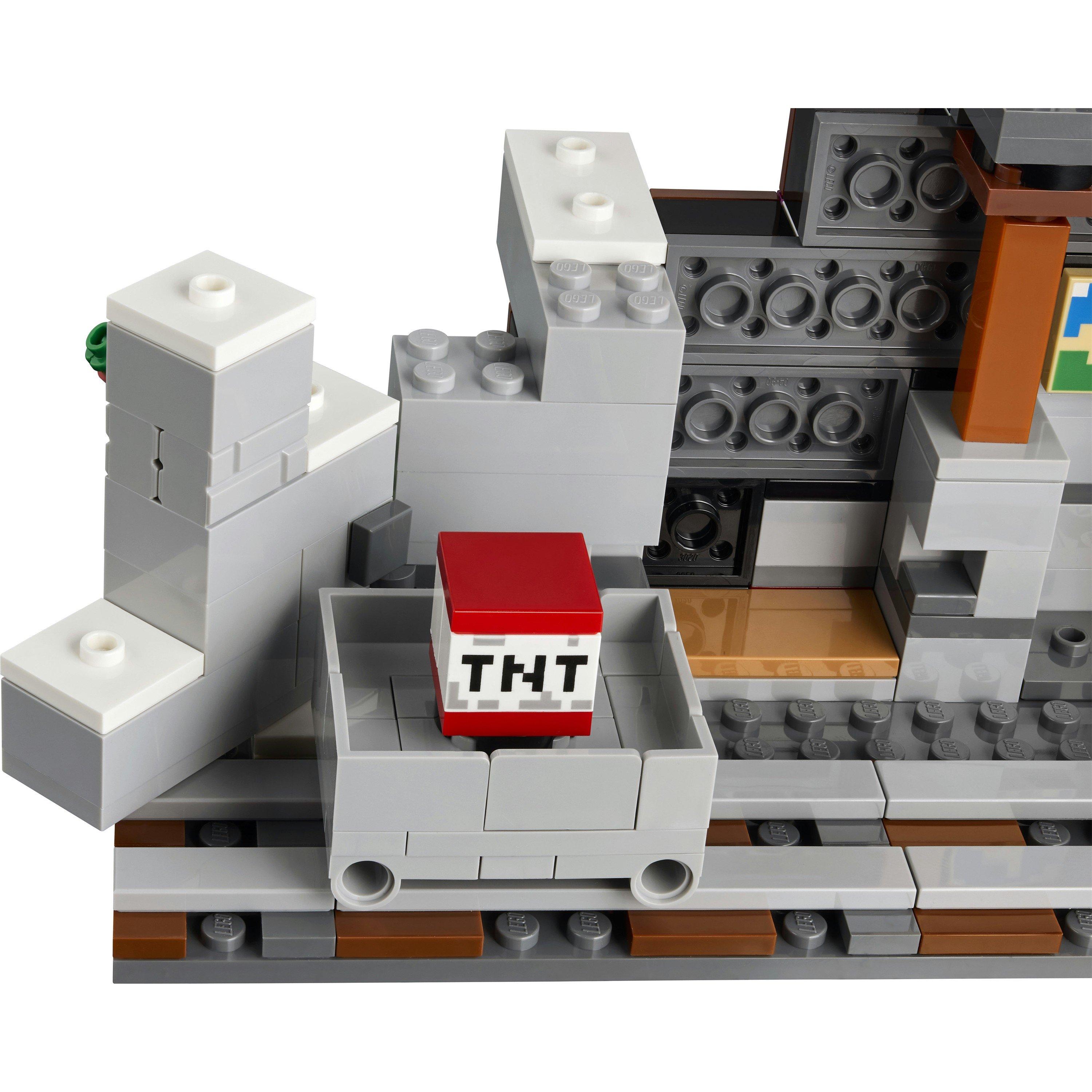 Pickaxe Mine - LEGO - LEGO® Minecraft® The Pickaxe Mine Gamer-Room Decor and Axe Toy 21277 - 15