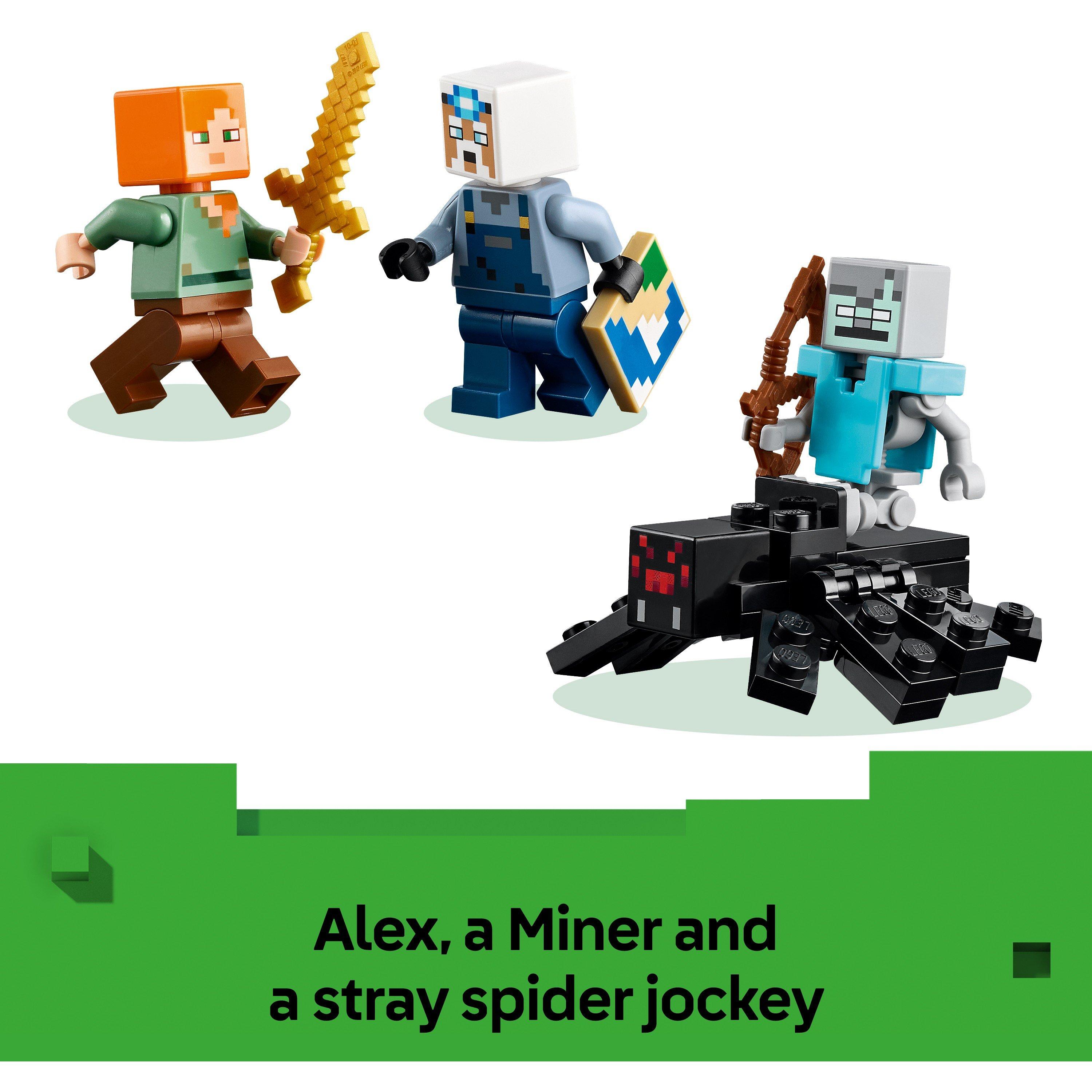 Pickaxe Mine - LEGO - LEGO® Minecraft® The Pickaxe Mine Gamer-Room Decor and Axe Toy 21277 - 5