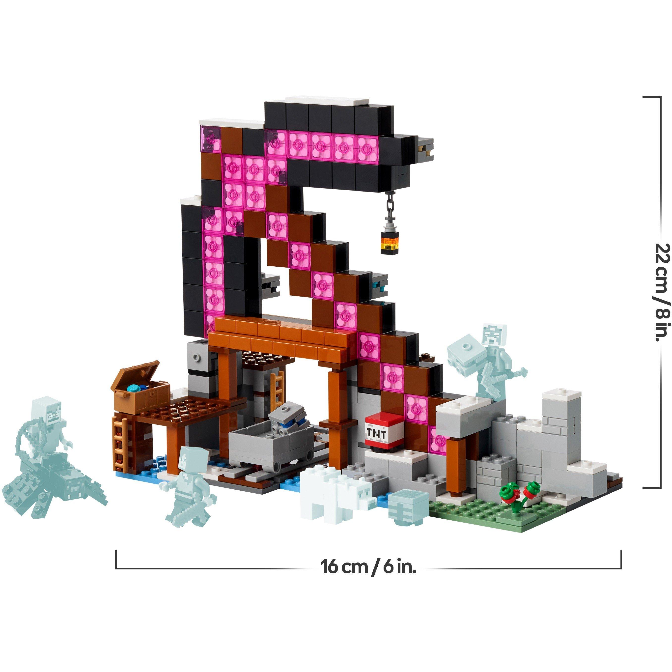 Pickaxe Mine - LEGO - LEGO® Minecraft® The Pickaxe Mine Gamer-Room Decor and Axe Toy 21277 - 8