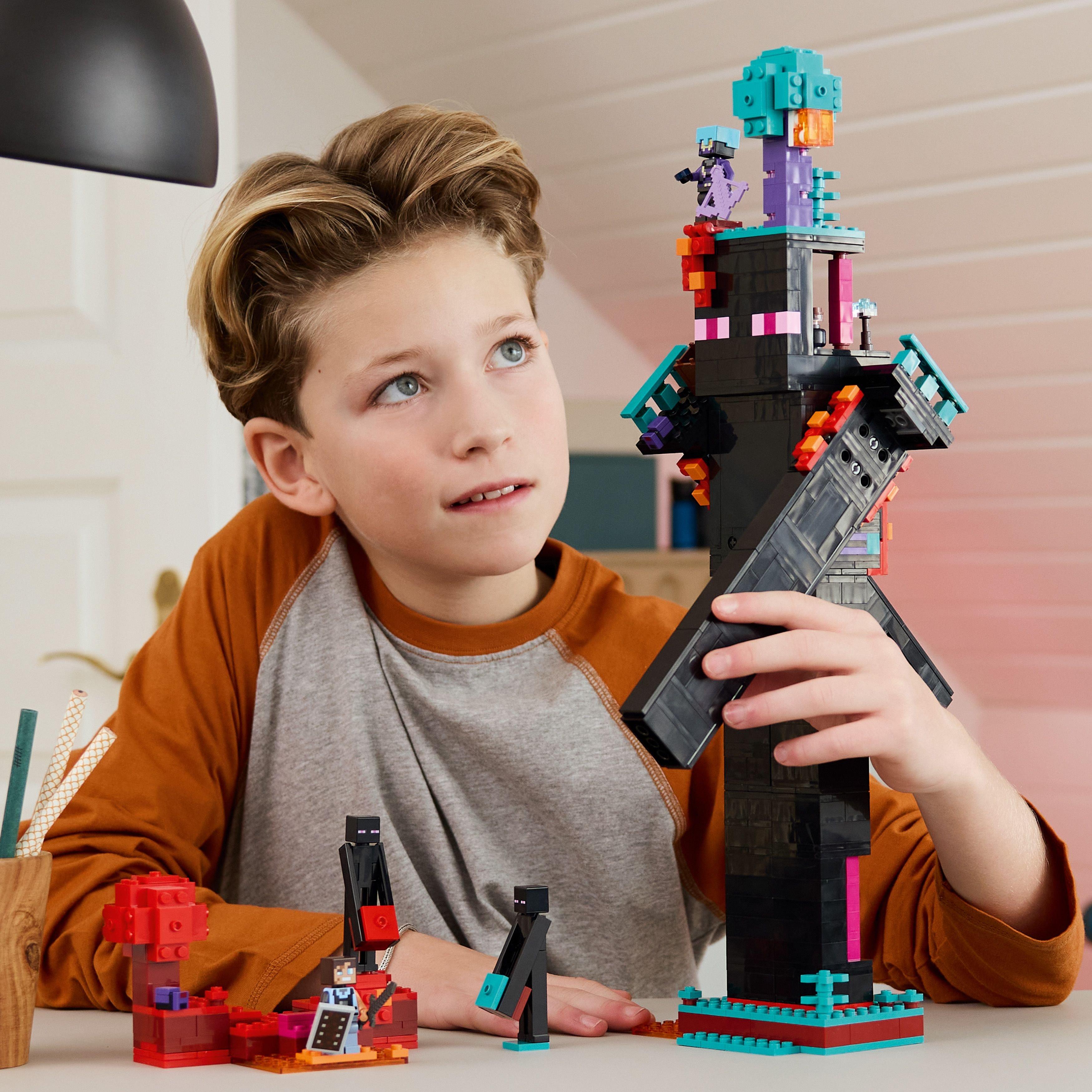 Enderman Tower - LEGO - LEGO® Minecraft® The Enderman Tower Toy for Kids Gamer Gift 21279 - 3
