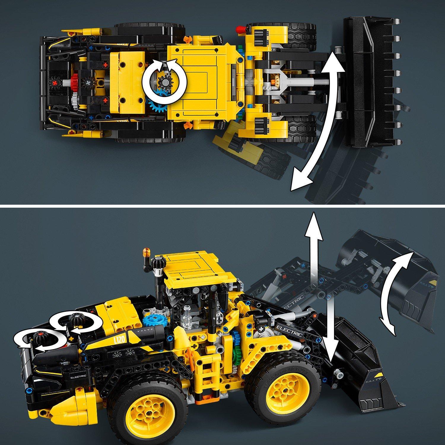 Volvo Digger - LEGO - LEGO® Technic Volvo L120 Electric Wheel Loader Construction Toy 42209 - 11