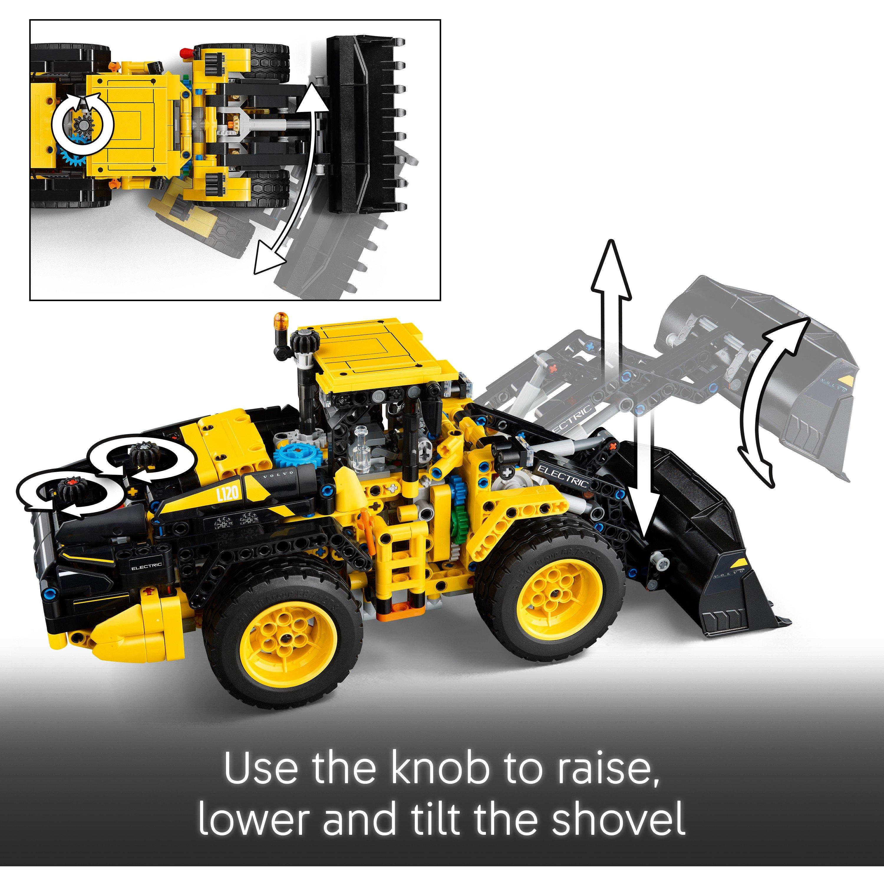 Volvo Digger - LEGO - LEGO® Technic Volvo L120 Electric Wheel Loader Construction Toy 42209 - 4