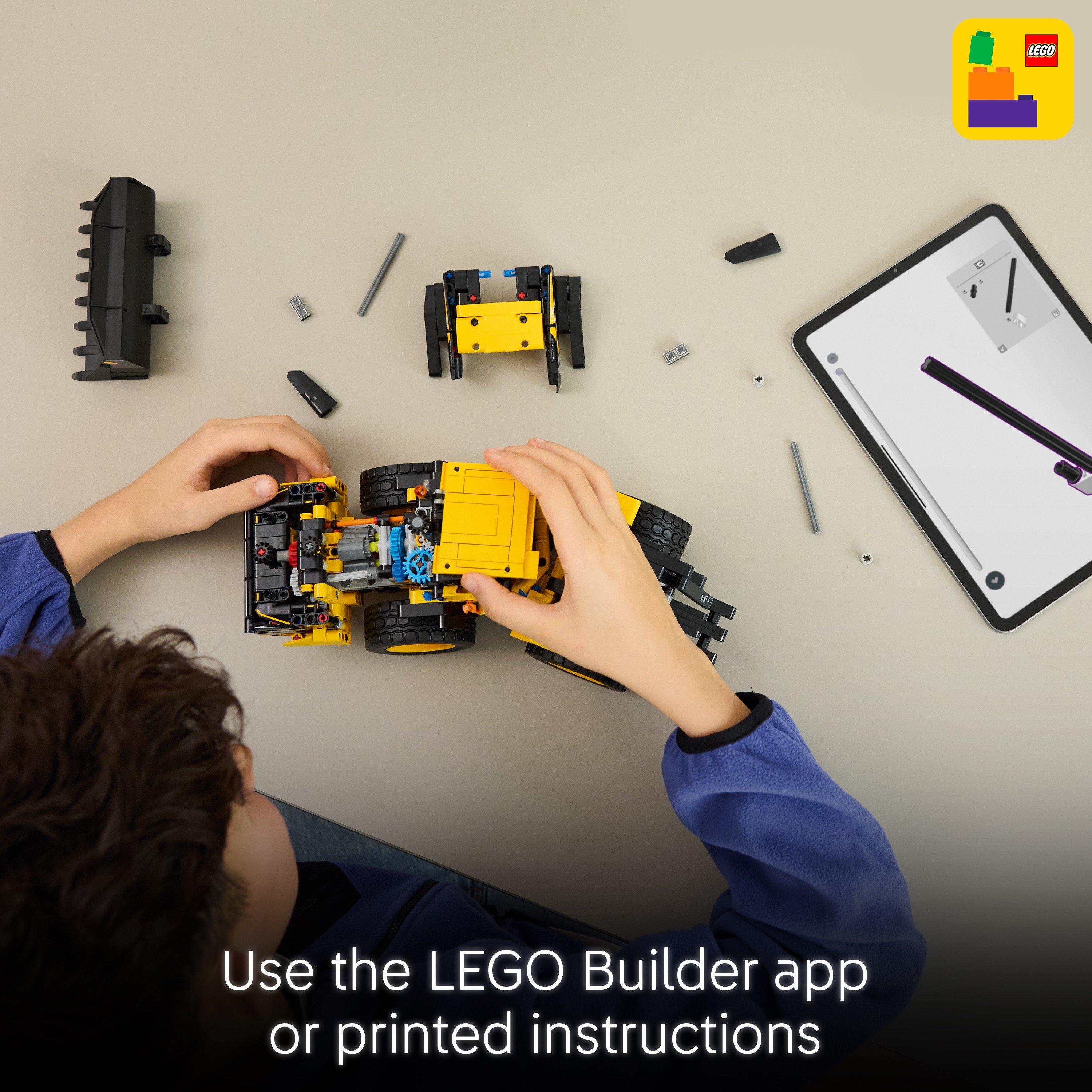 Volvo Digger - LEGO - LEGO® Technic Volvo L120 Electric Wheel Loader Construction Toy 42209 - 8