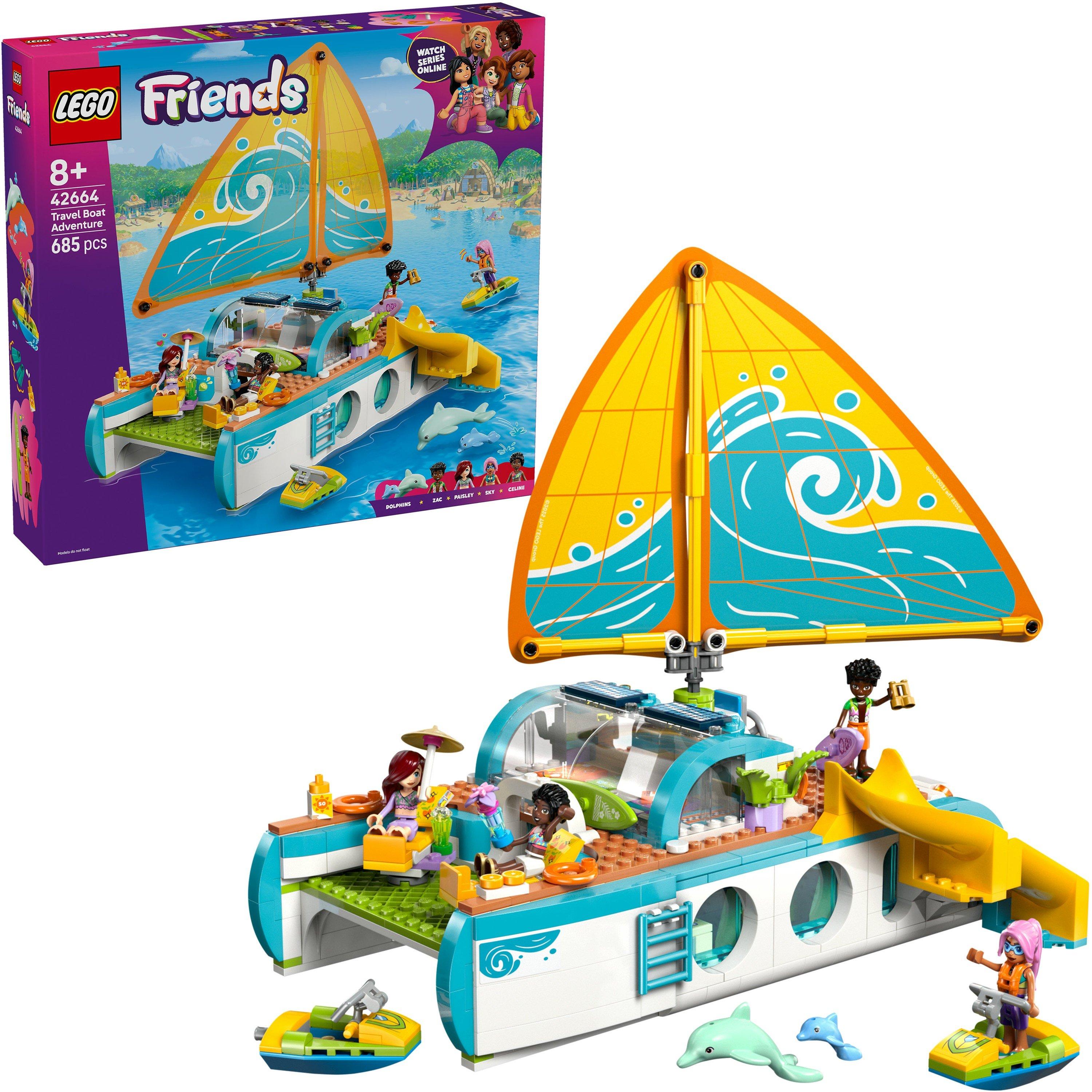 Travel Boat - LEGO - LEGO® Friends Travel Boat Adventure Building Kit Role-Play Toy 42664 - 1