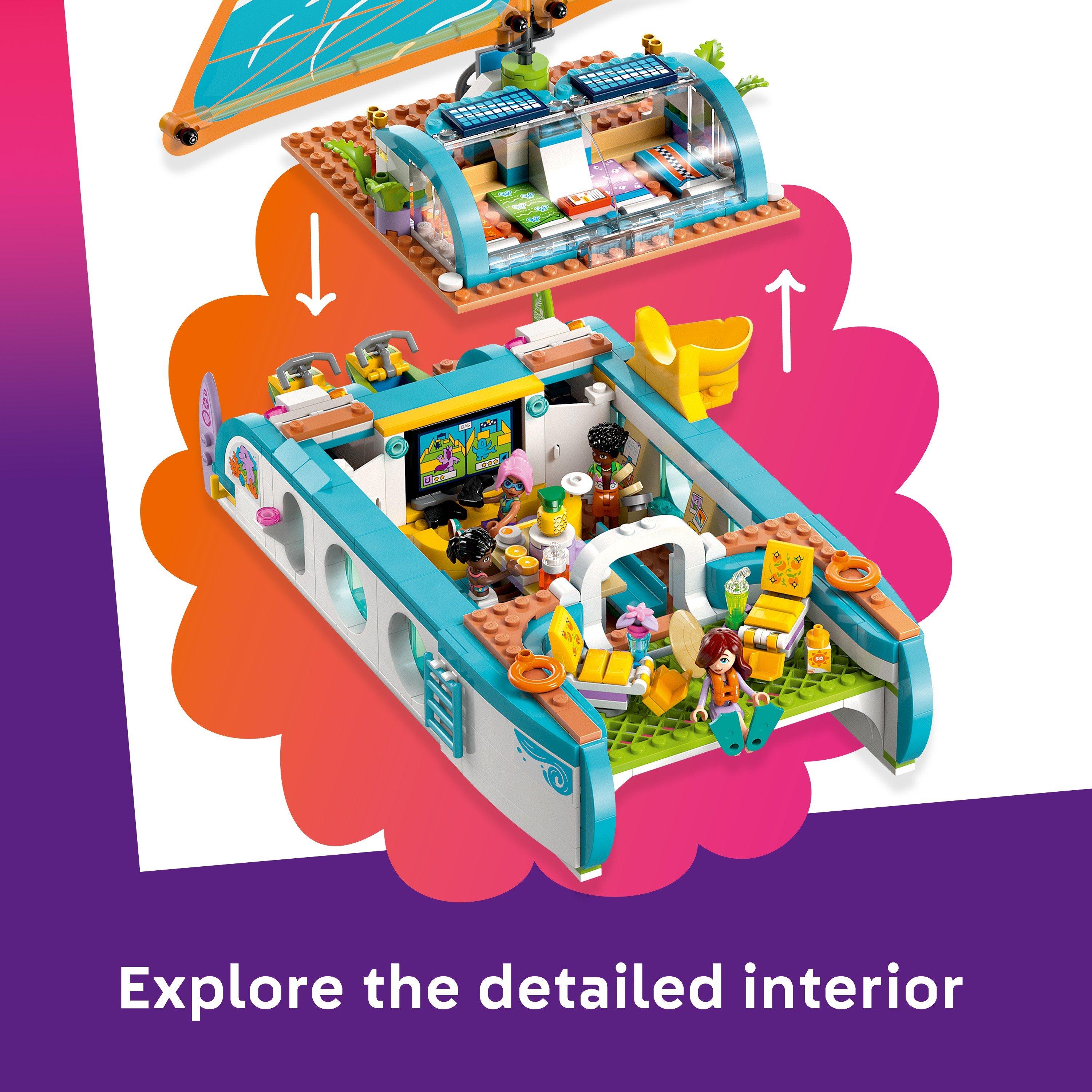 Travel Boat - LEGO - LEGO® Friends Travel Boat Adventure Building Kit Role-Play Toy 42664 - 4
