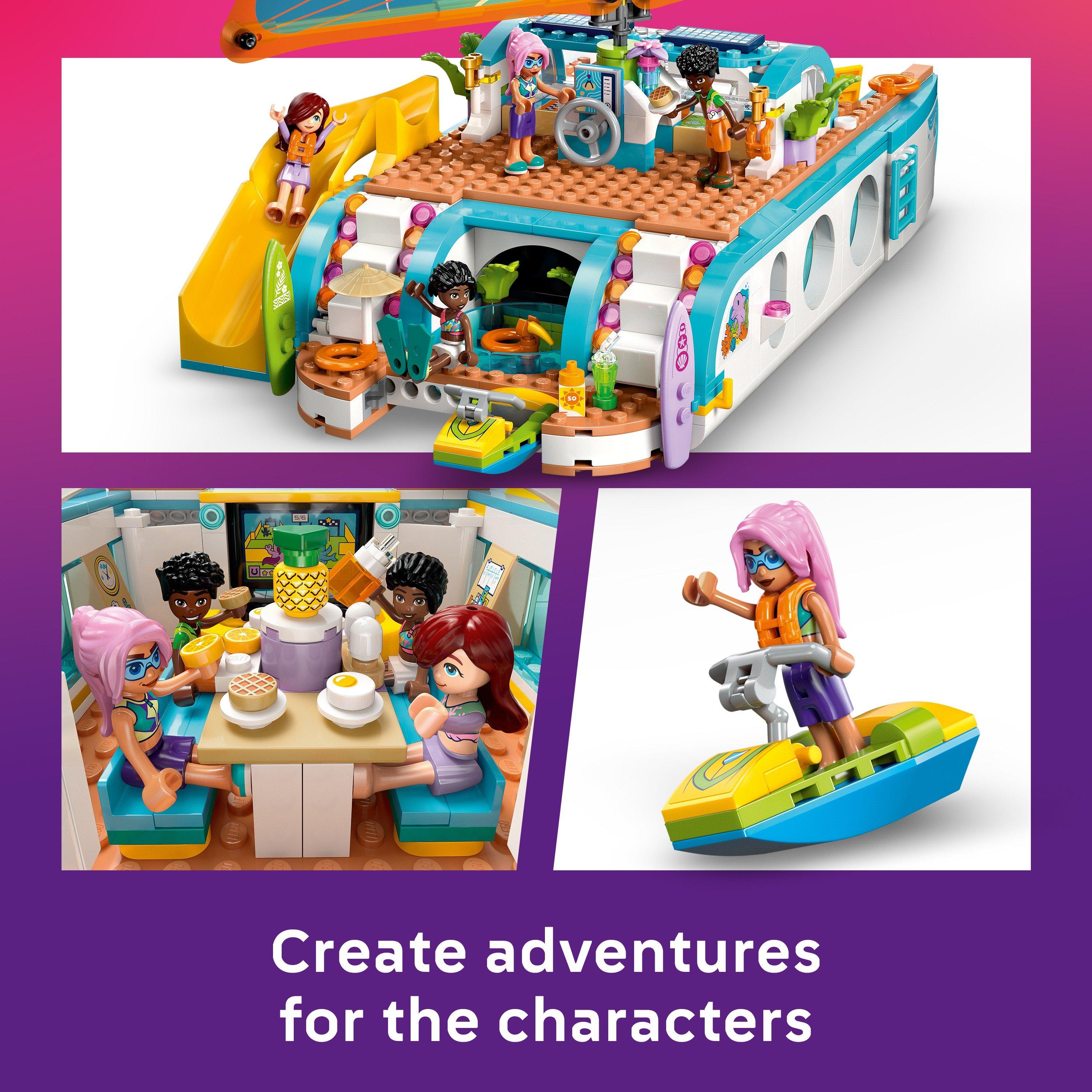 Travel Boat - LEGO - LEGO® Friends Travel Boat Adventure Building Kit Role-Play Toy 42664 - 5