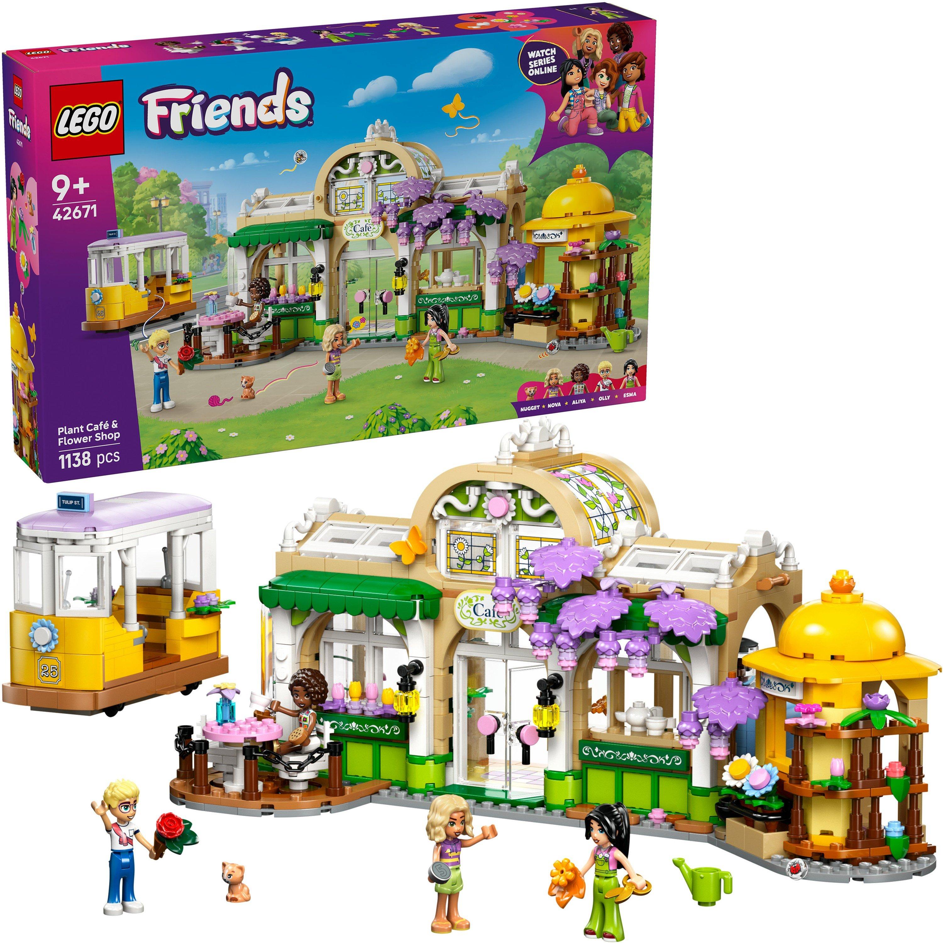Plant Café - LEGO - LEGO® Friends Plant Cafe & Flower Shop Building Kit Pretend-Play Set 42671 - 1