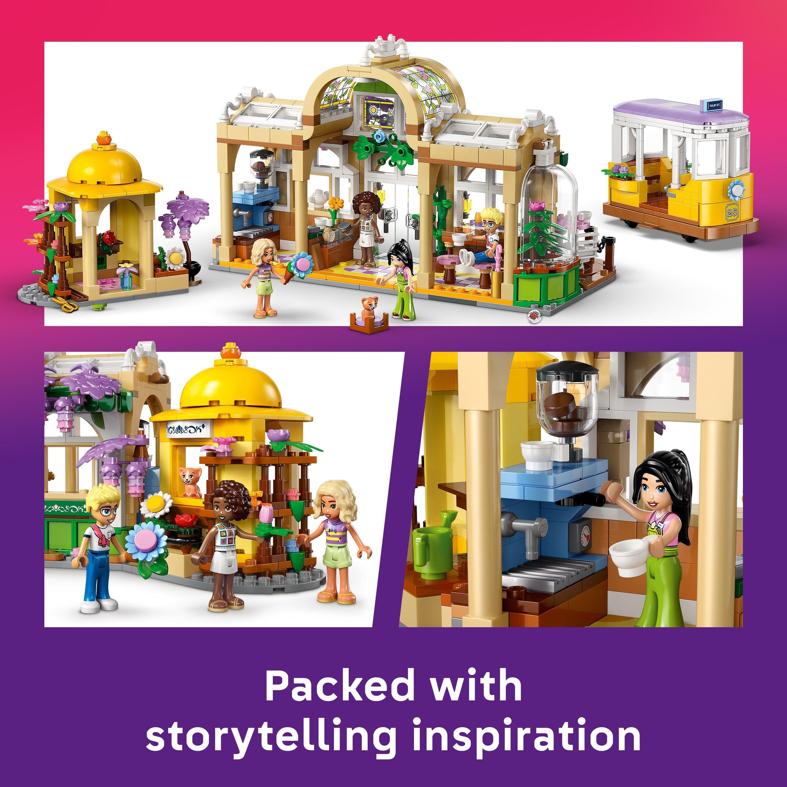 Café Plant - LEGO - LEGO® Friends Plant Cafe & Flower Shop Building Kit Pretend-Play Set 42671 - 5
