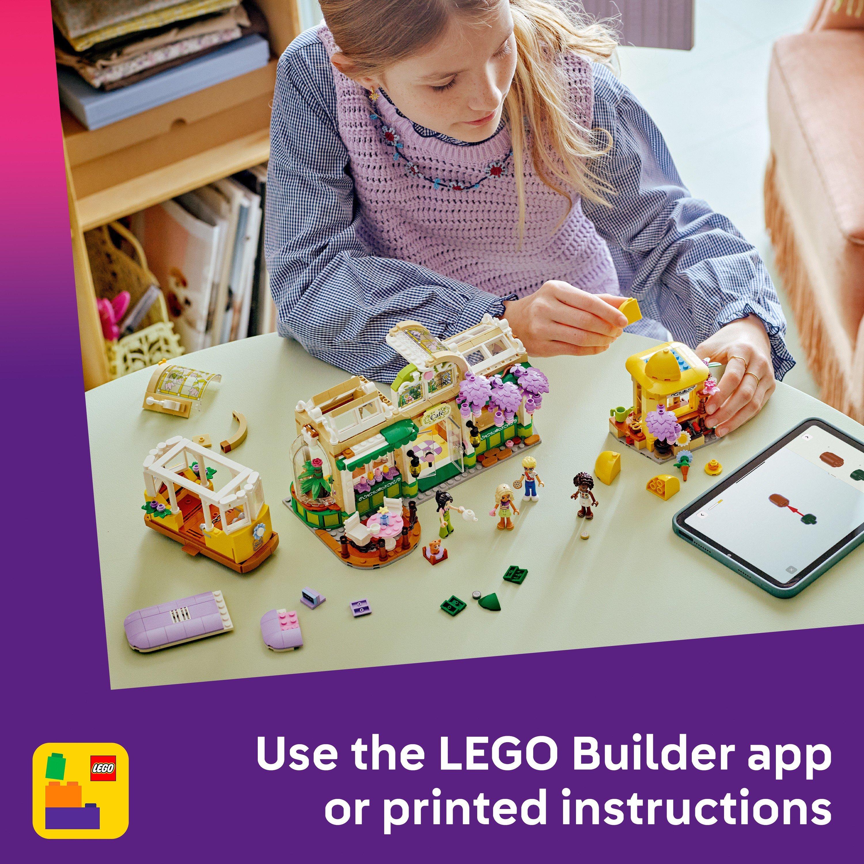 Café Plant - LEGO - LEGO® Friends Plant Cafe & Flower Shop Building Kit Pretend-Play Set 42671 - 7