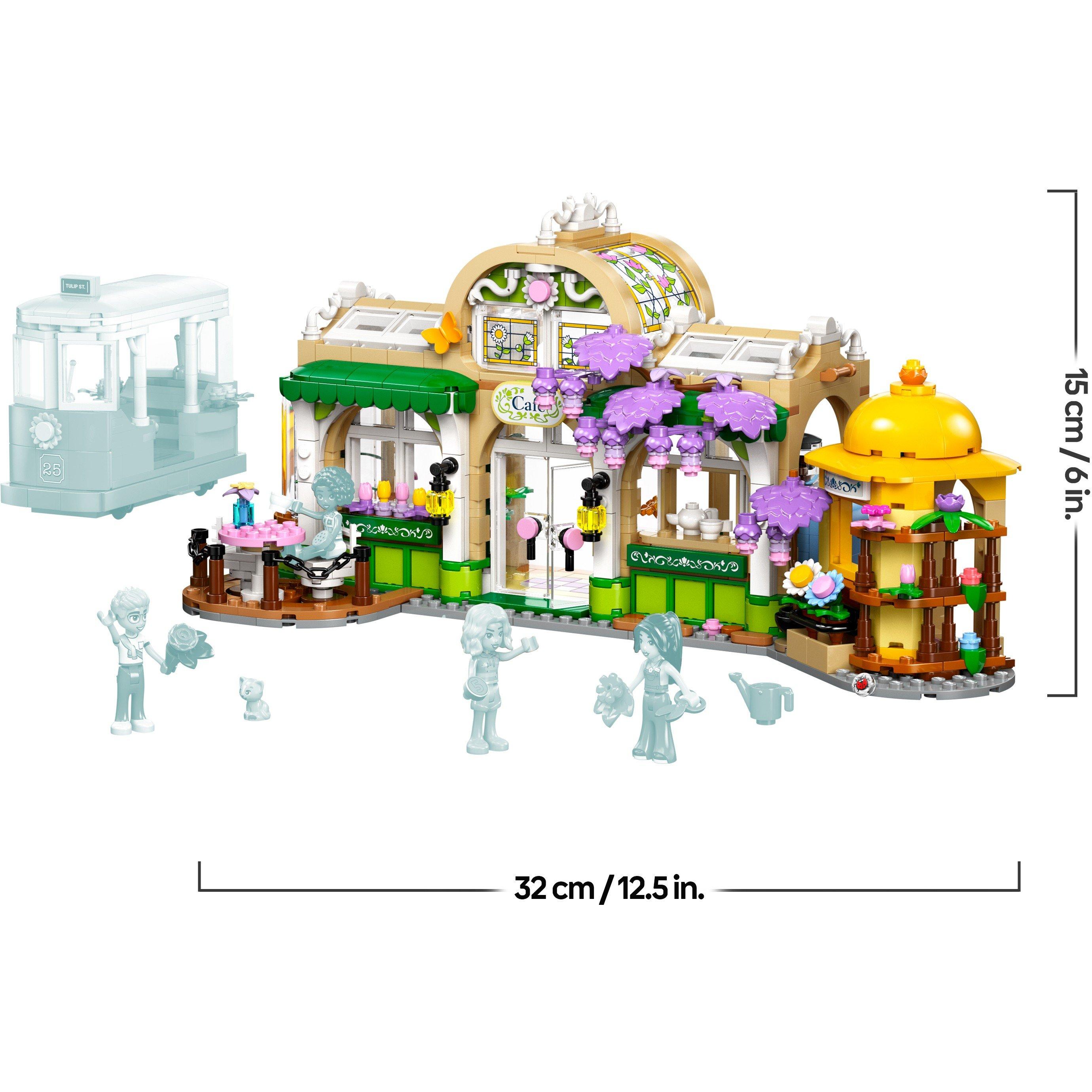 Café Plant - LEGO - LEGO® Friends Plant Cafe & Flower Shop Building Kit Pretend-Play Set 42671 - 8