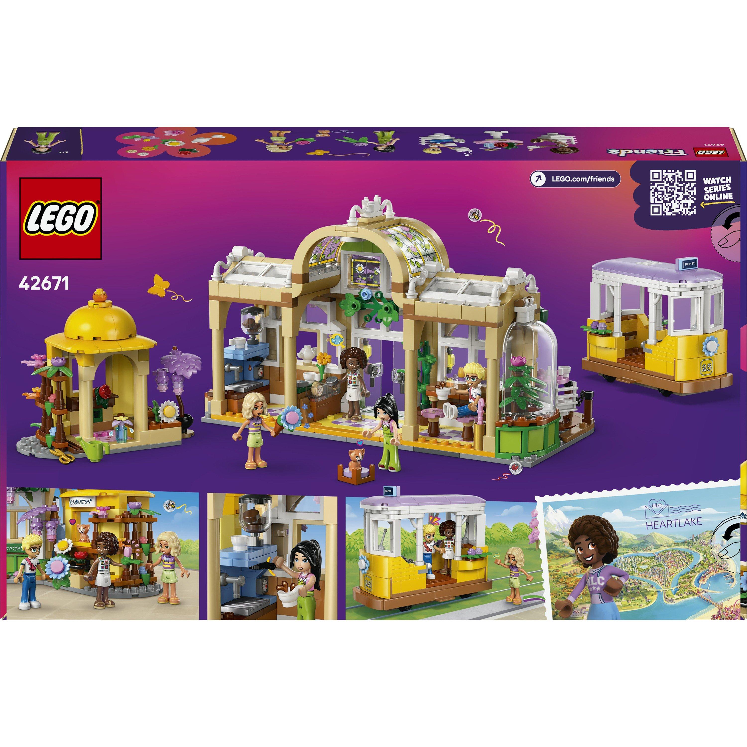 Café Plant - LEGO - LEGO® Friends Plant Cafe & Flower Shop Building Kit Pretend-Play Set 42671 - 9