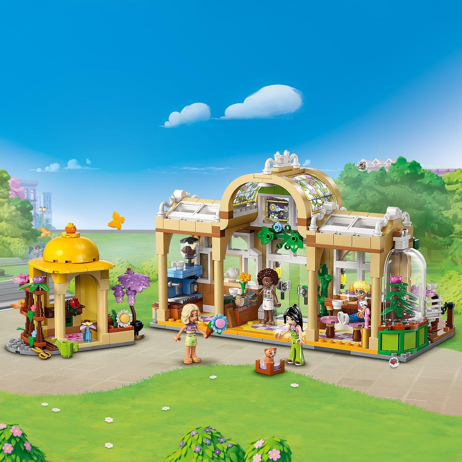 Café Plant - LEGO - LEGO® Friends Plant Cafe & Flower Shop Building Kit Pretend-Play Set 42671 - 10