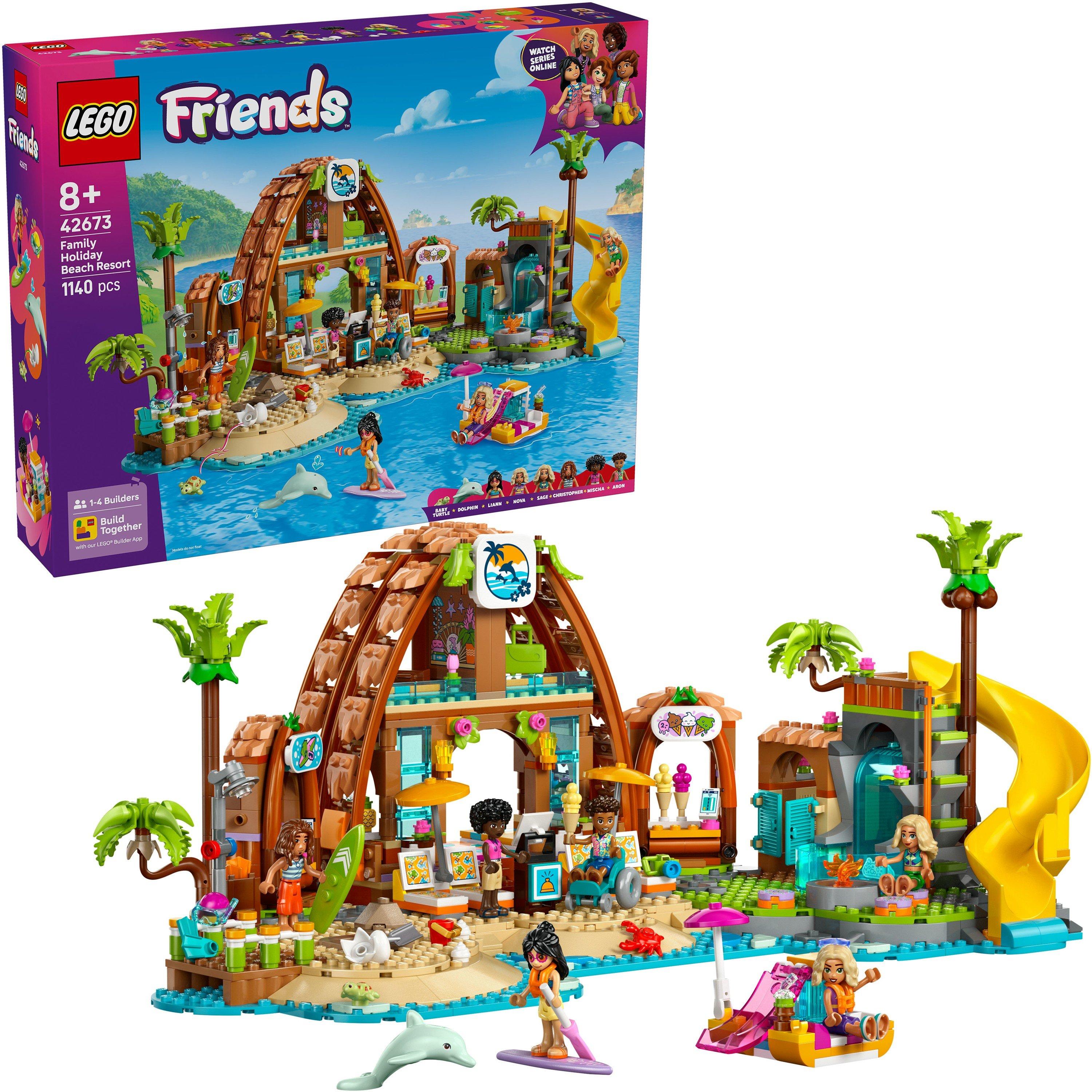 Familieferie - LEGO - LEGO® Friends Family Holiday Beach Resort Building Set 42673 - 1