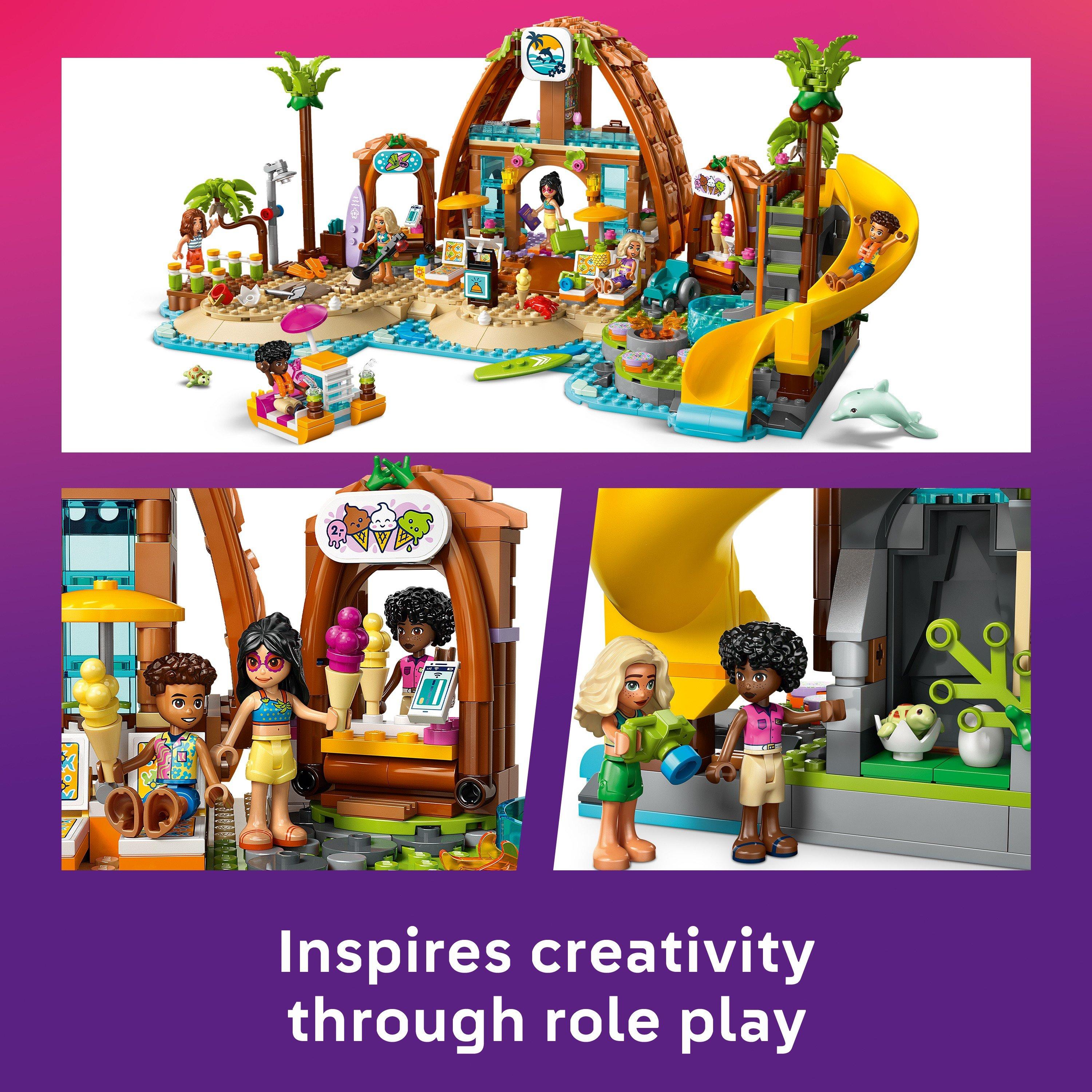 Vacaciones en familia - LEGO - LEGO® Friends Family Holiday Beach Resort Building Set 42673 - 5