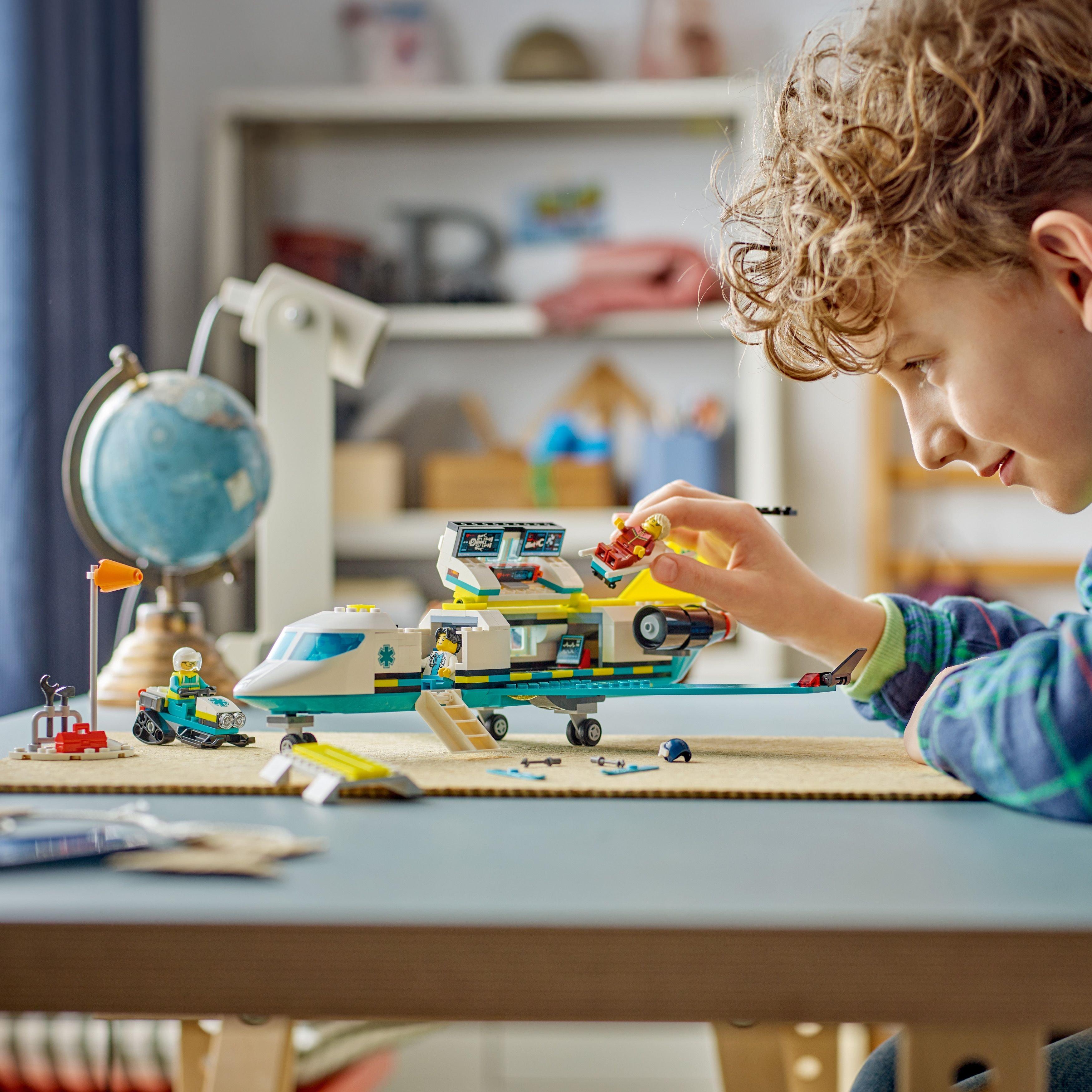 Air Ambulance - LEGO - LEGO® City Emergency Air Ambulance Plane Airplane Toy Building Set 60465 - 3