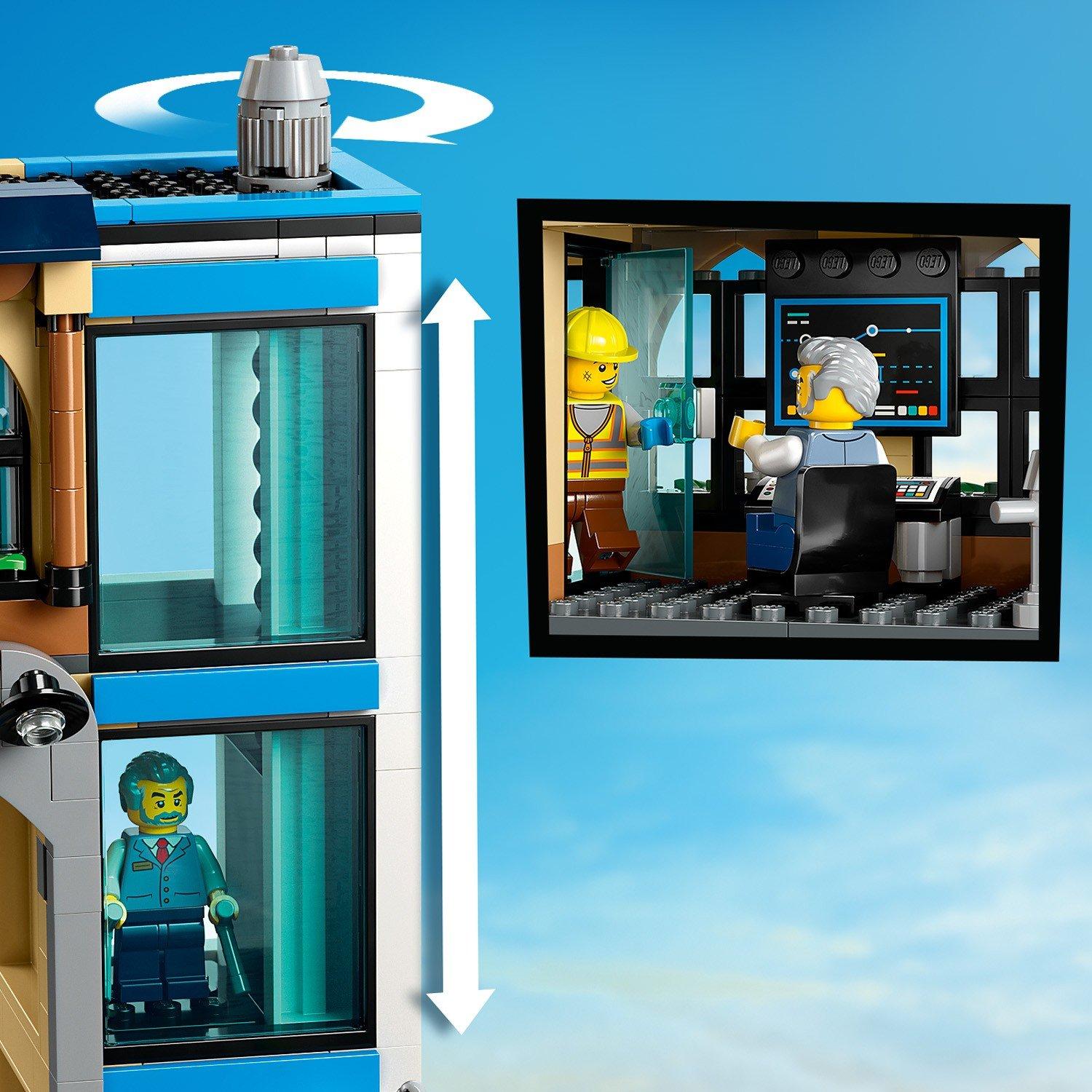 Estação de Comboios - LEGO - LEGO® City Central Train Station Set for Fans of Construction Toys 60469 - 11