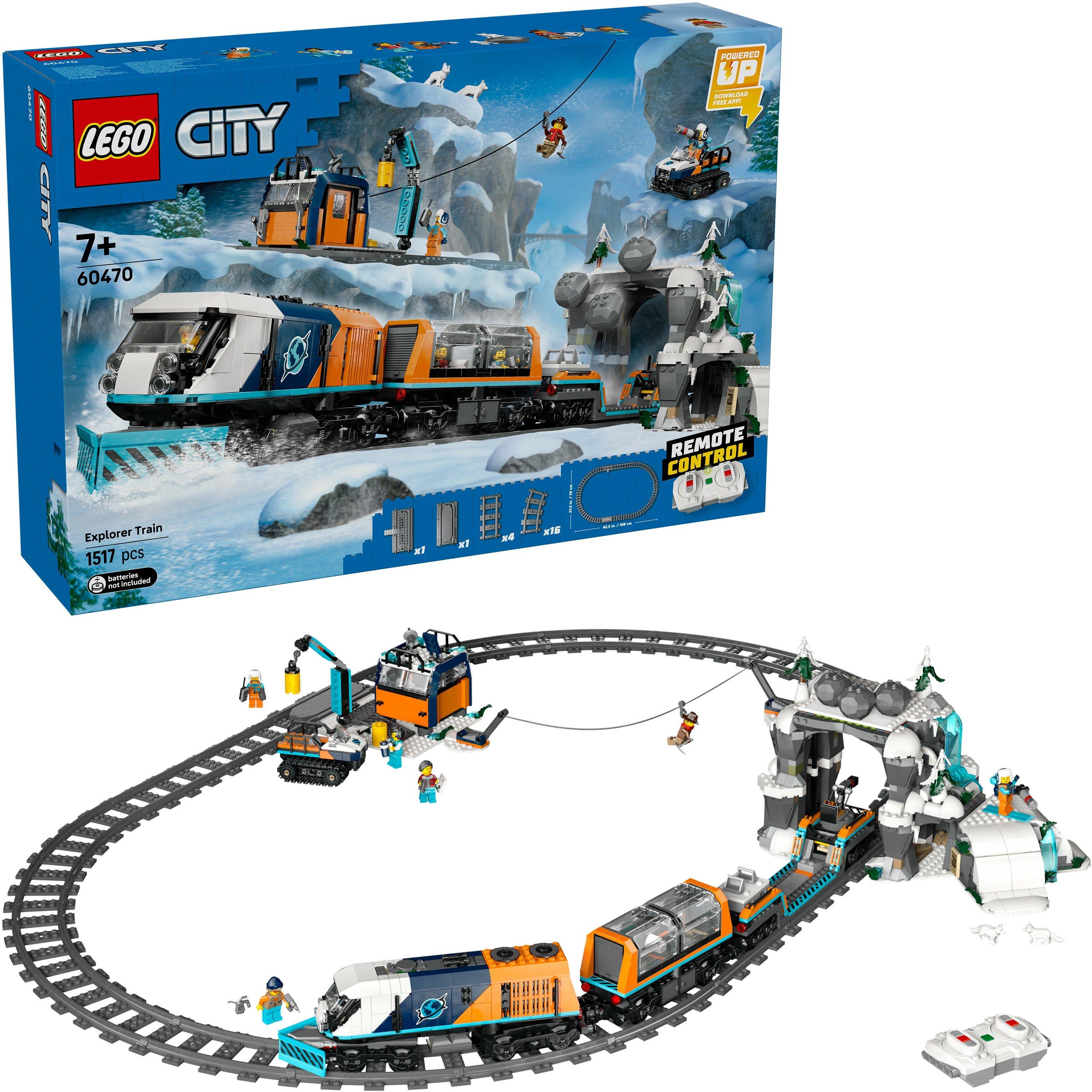 Arctic Train - LEGO - LEGO® City Explorers’ Arctic Polar Express Train Toy Vehicle Set 60470 - 1