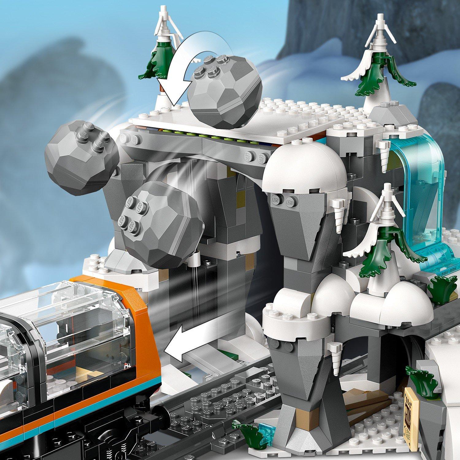 Arctic Train - LEGO - LEGO® City Explorers’ Arctic Polar Express Train Toy Vehicle Set 60470 - 12