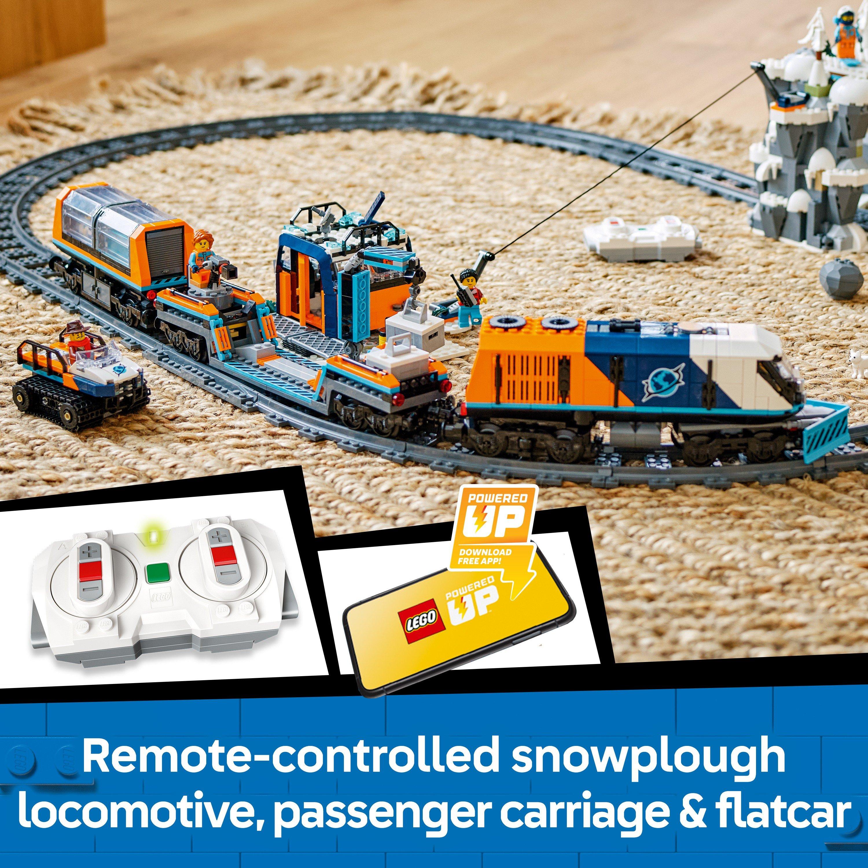 Arctic Train - LEGO - LEGO® City Explorers’ Arctic Polar Express Train Toy Vehicle Set 60470 - 4