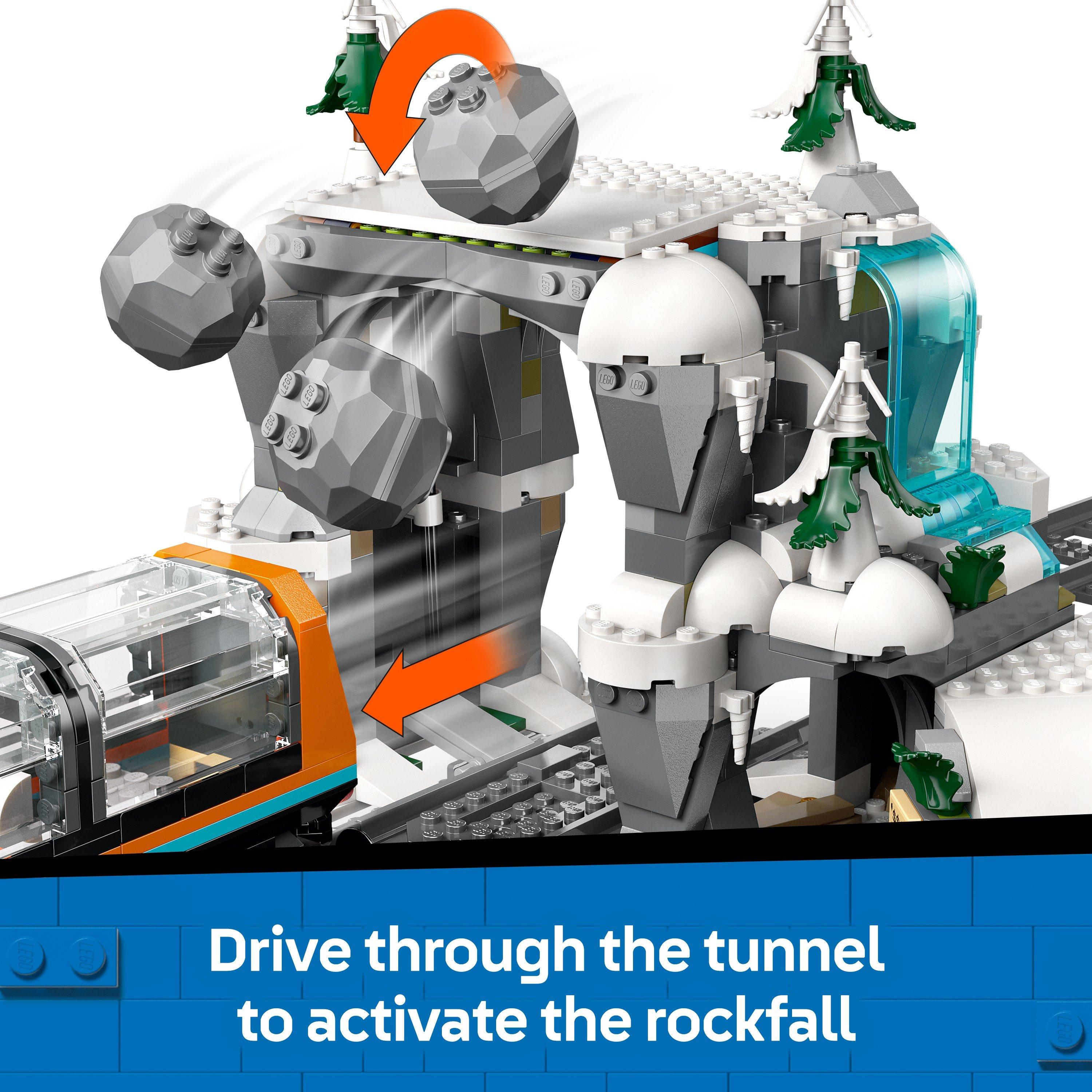 Arctic Train - LEGO - LEGO® City Explorers’ Arctic Polar Express Train Toy Vehicle Set 60470 - 6