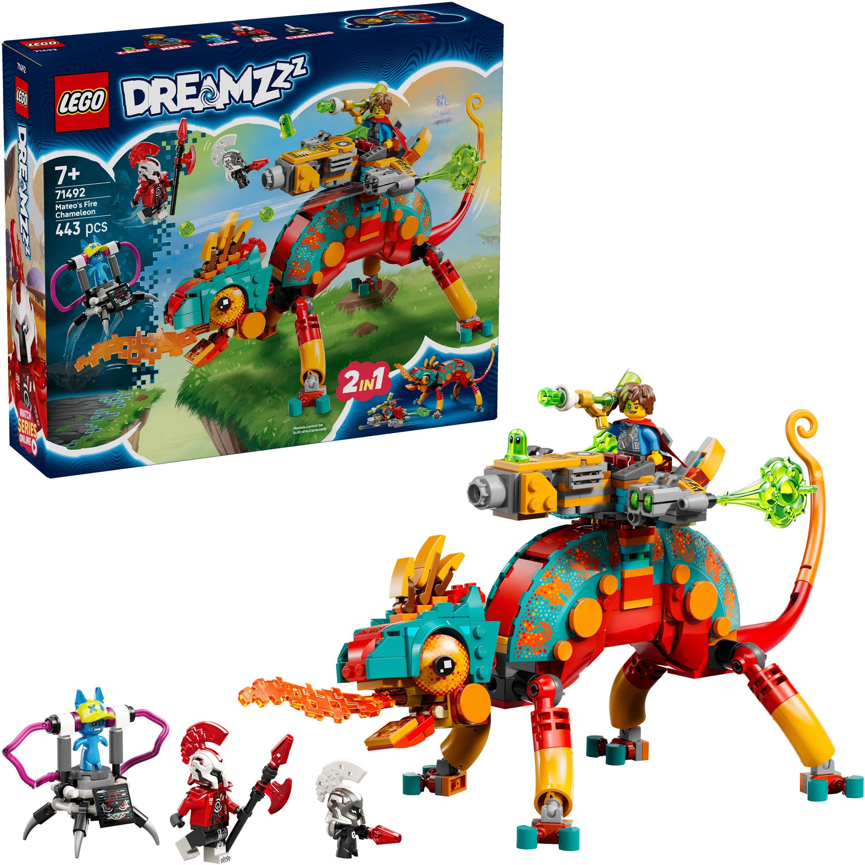 Fire Chameleon - LEGO - LEGO® DREAMZzz™ Mateo’s Fire Chameleon Imagination Toy 71492 - 1