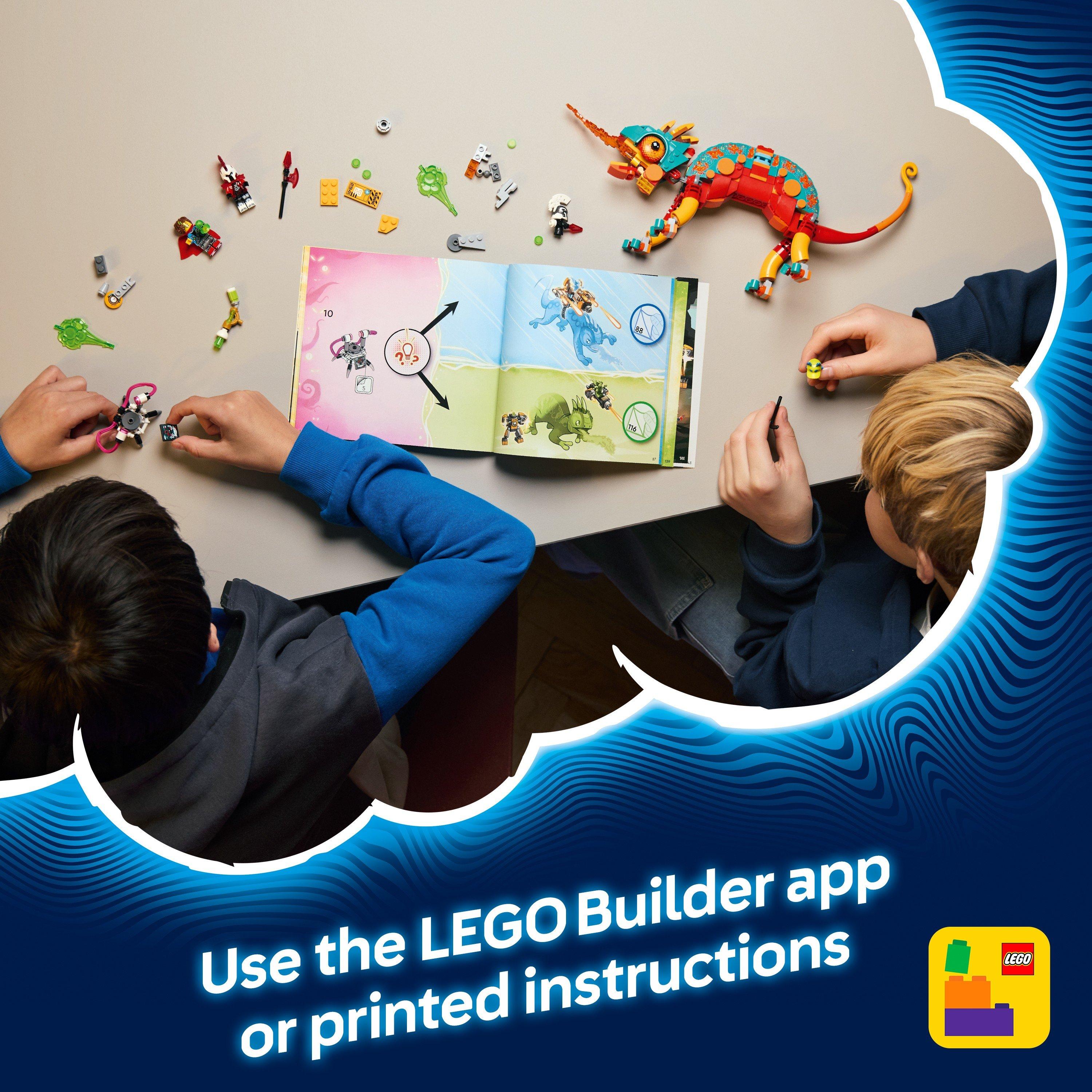 Fire Chameleon - LEGO - LEGO® DREAMZzz™ Mateo’s Fire Chameleon Imagination Toy 71492 - 7