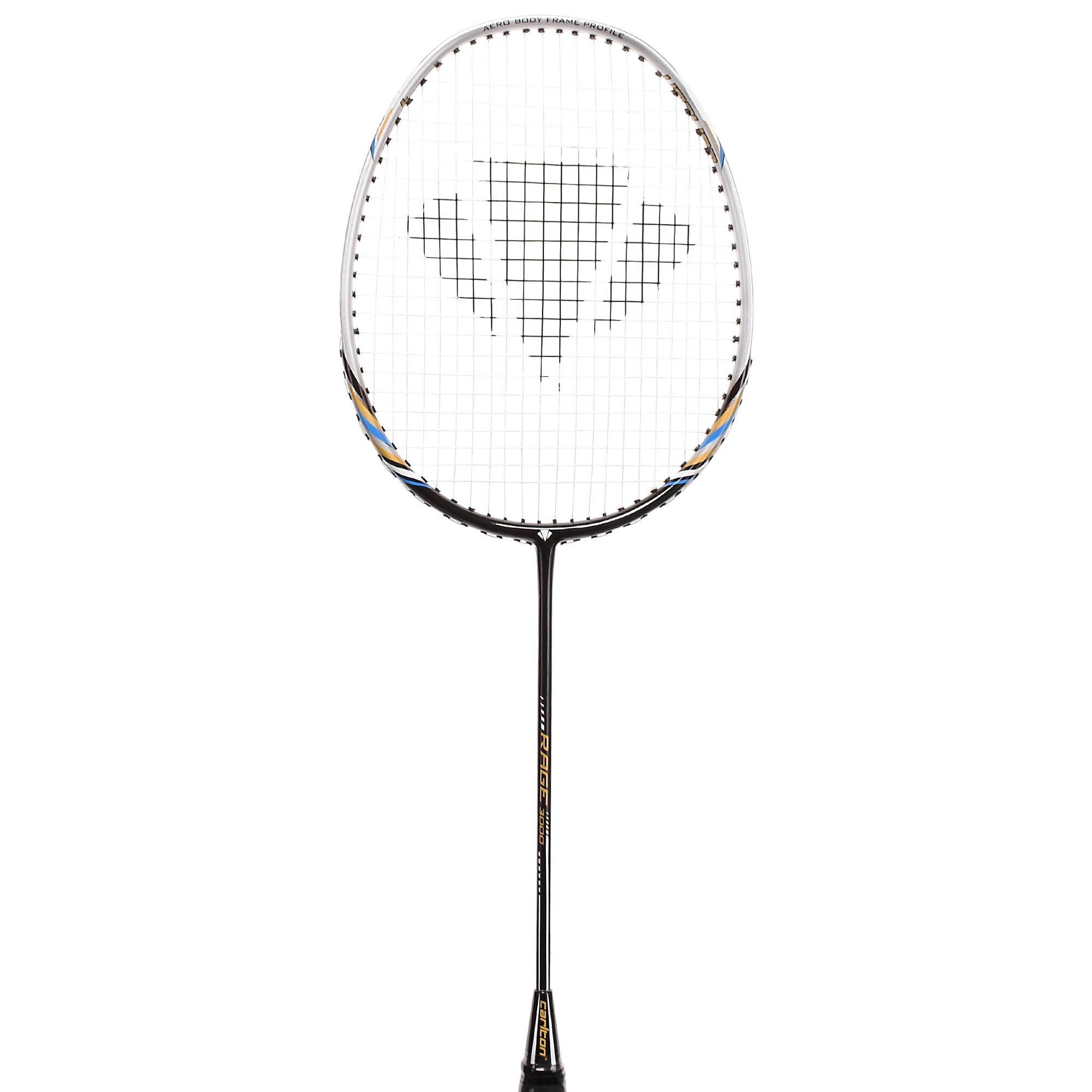 Black/White - Carlton - Range 3000 Badminton Racket - 1