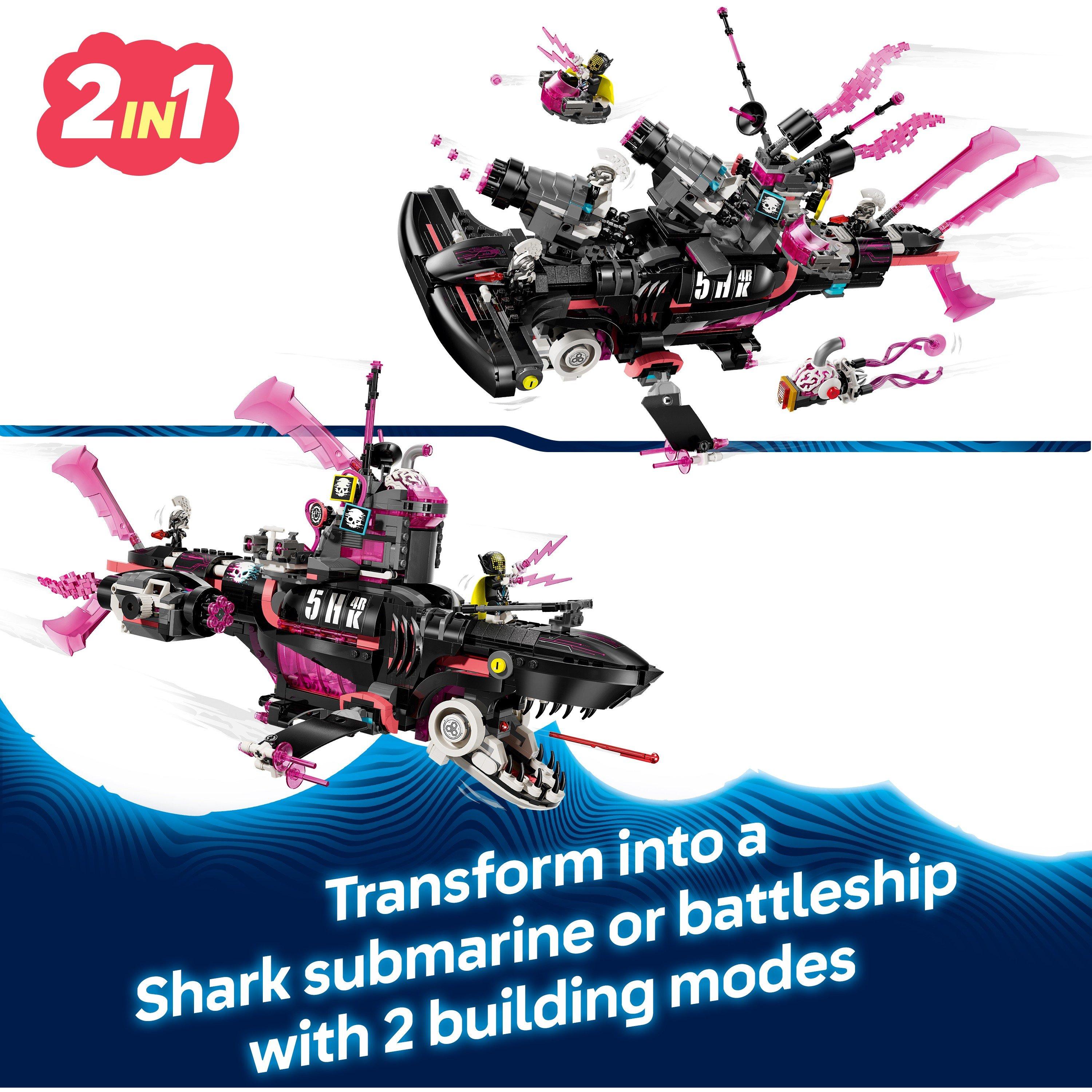 Shark Submarine - LEGO - LEGO® DREAMZzz™ Nightmare Shark Submarine Toy 71500 - 4