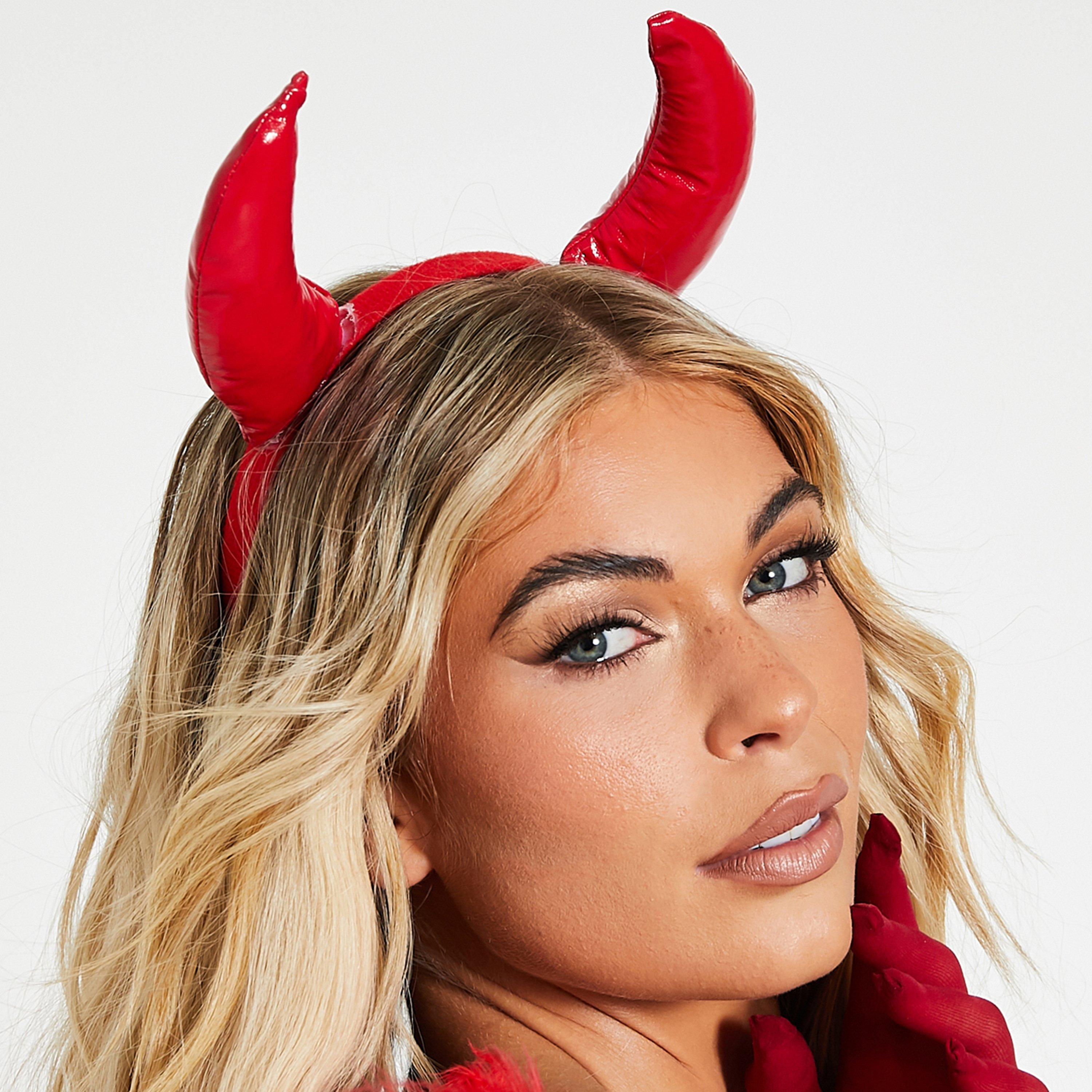 Rød - I Saw It First - ISAWITFIRST Vinyl Devil Headband - 2