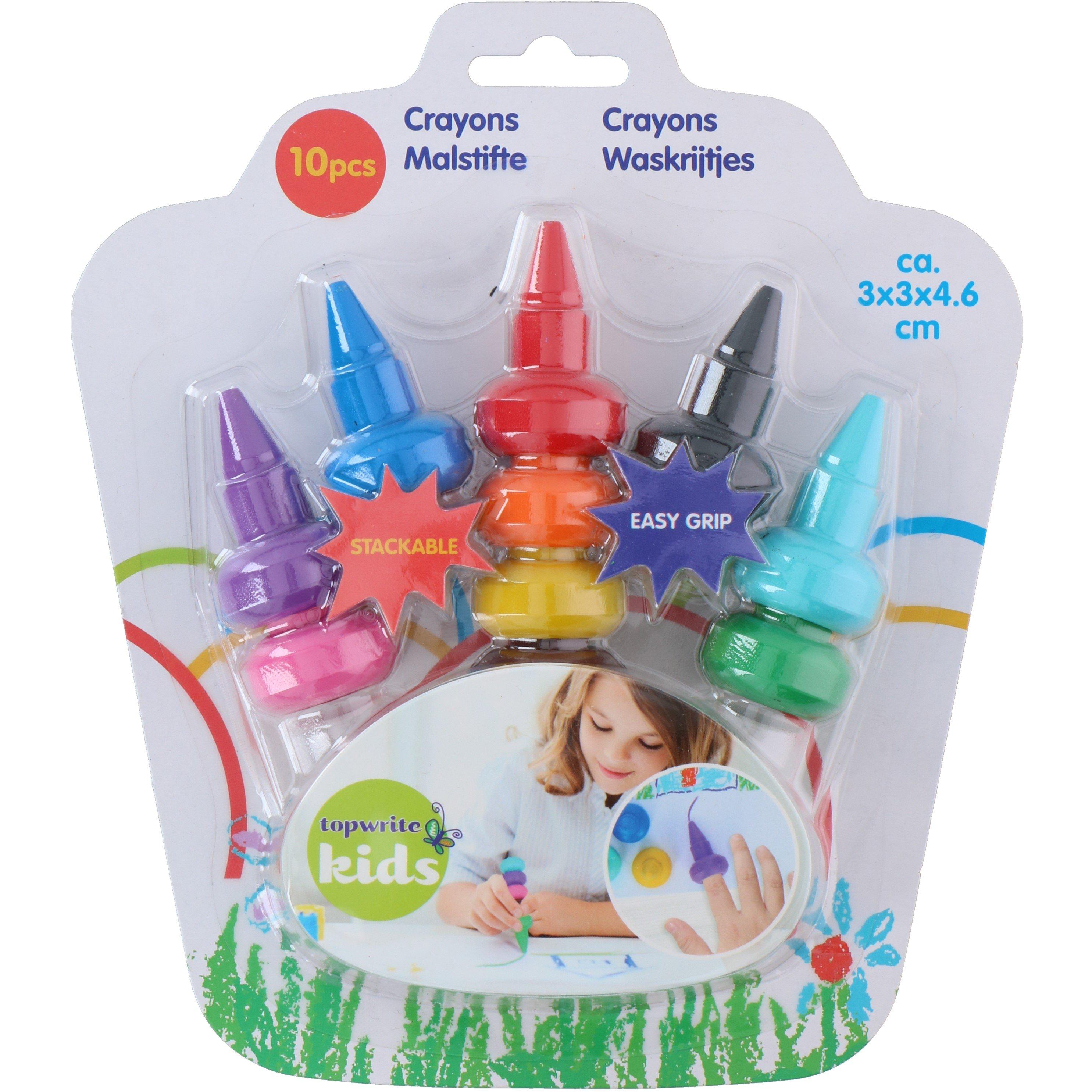 Multi - Edco - TOPWRITE Crayons for Kids - 1